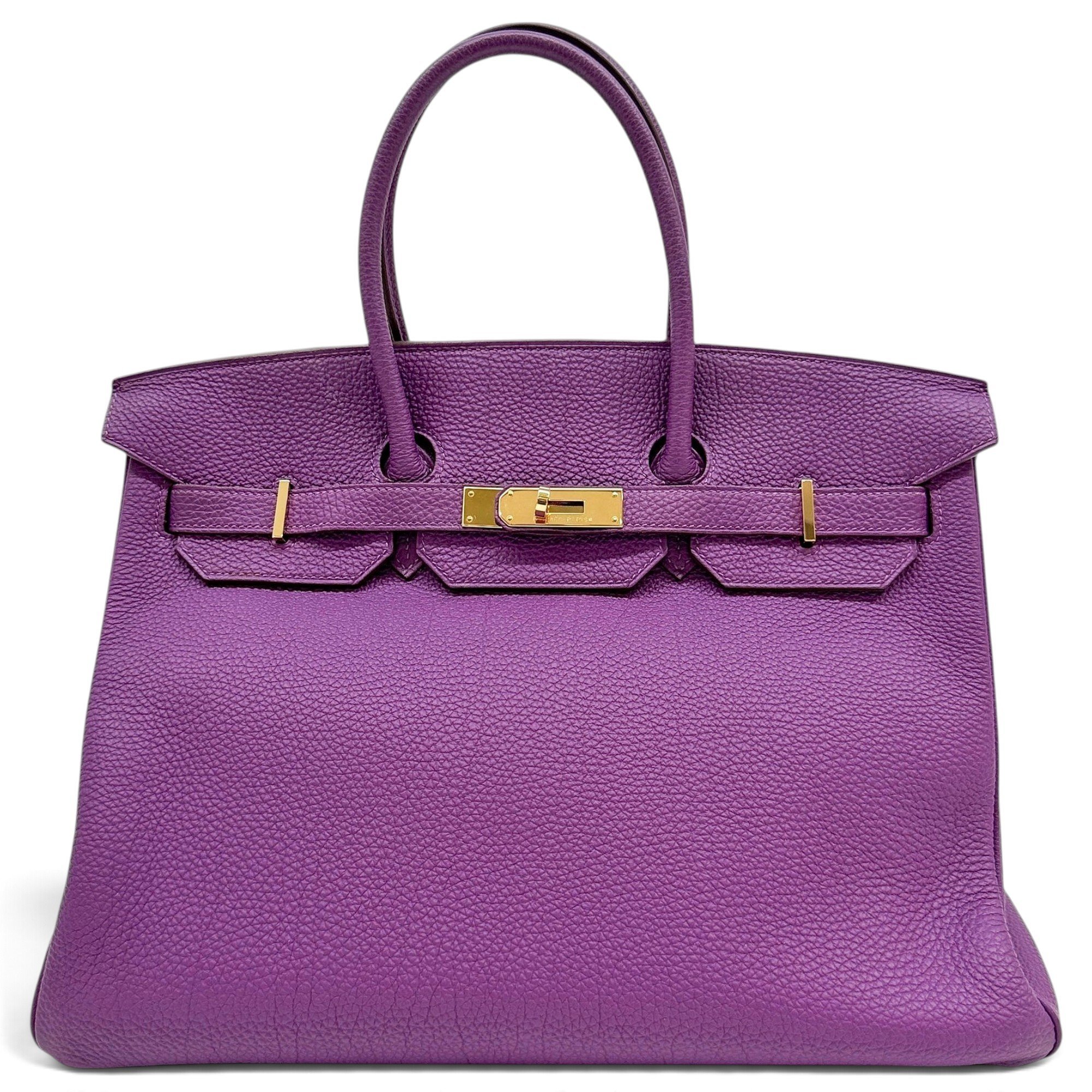 Birkin 35 leather handbag