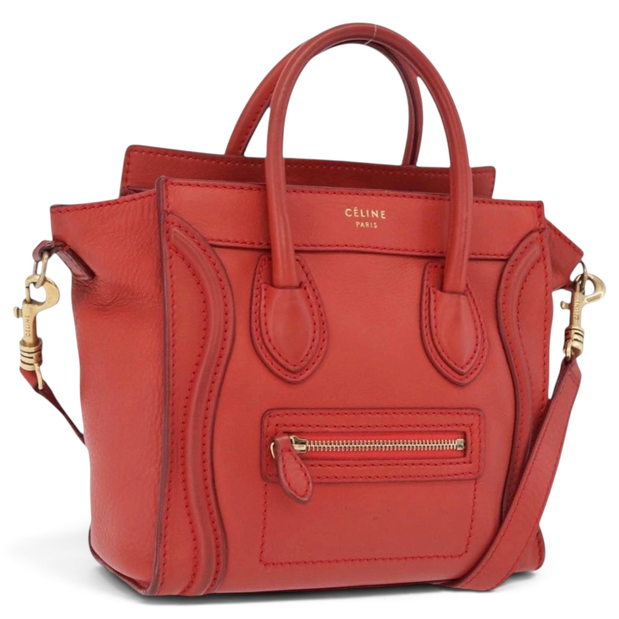 Luggage leather handbag