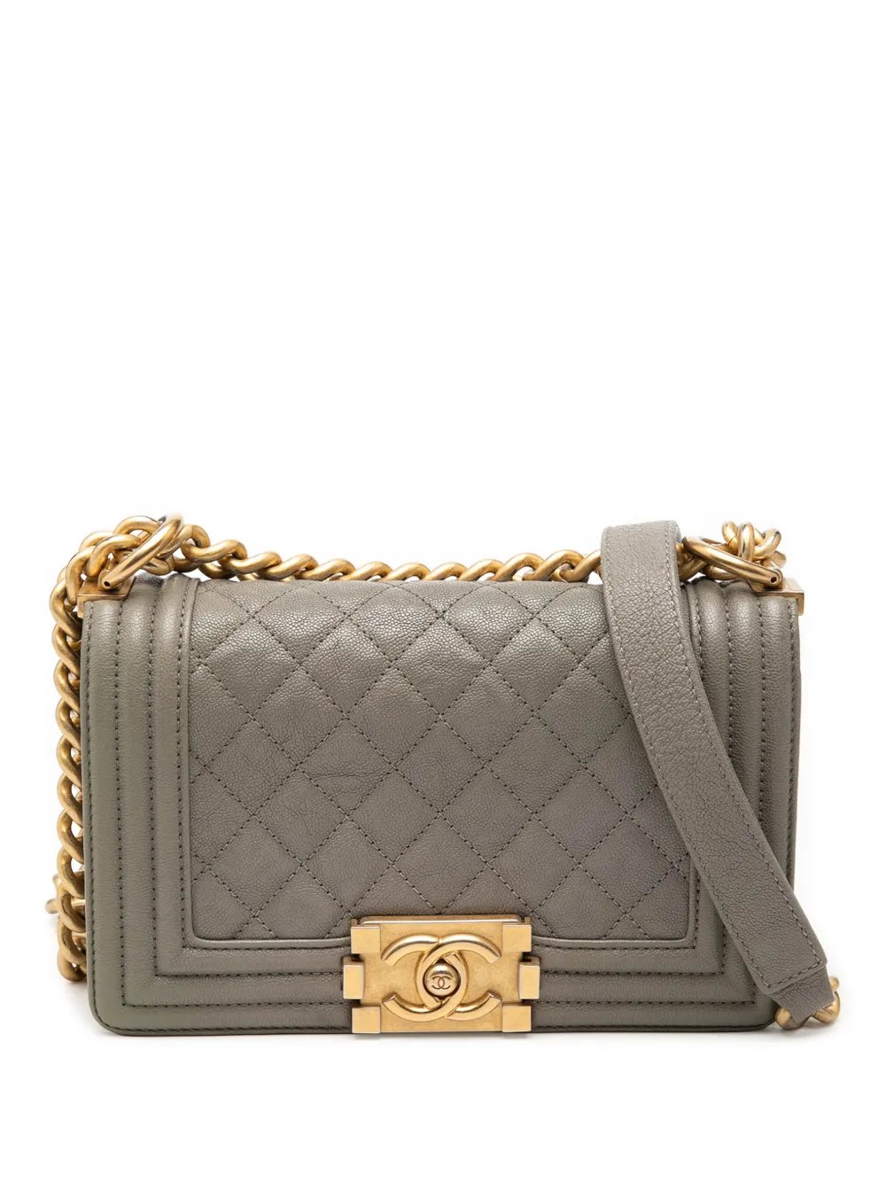 2018-2019 Small Quilted Caviar Boy Flap crossbody bag