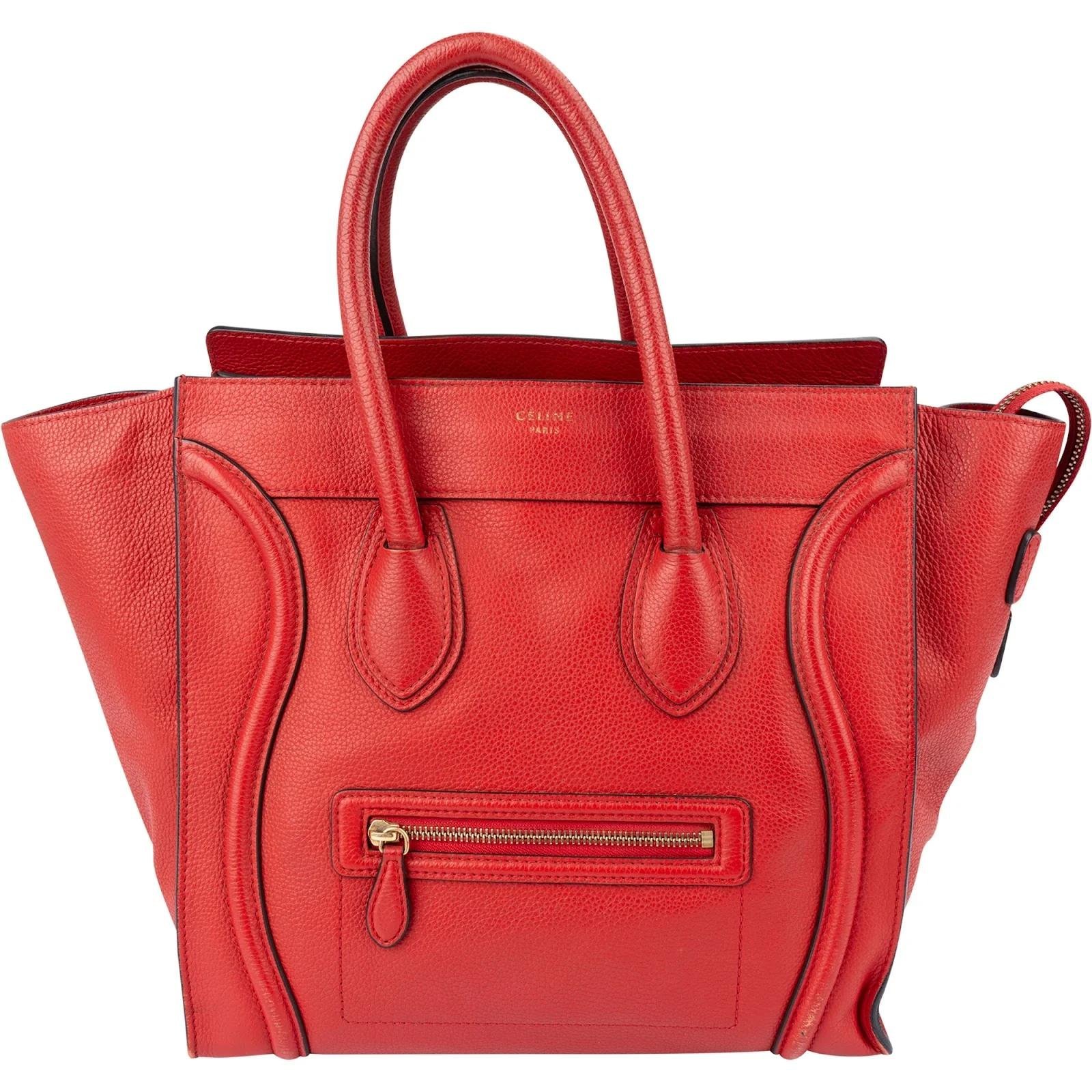 Luggage leather handbag