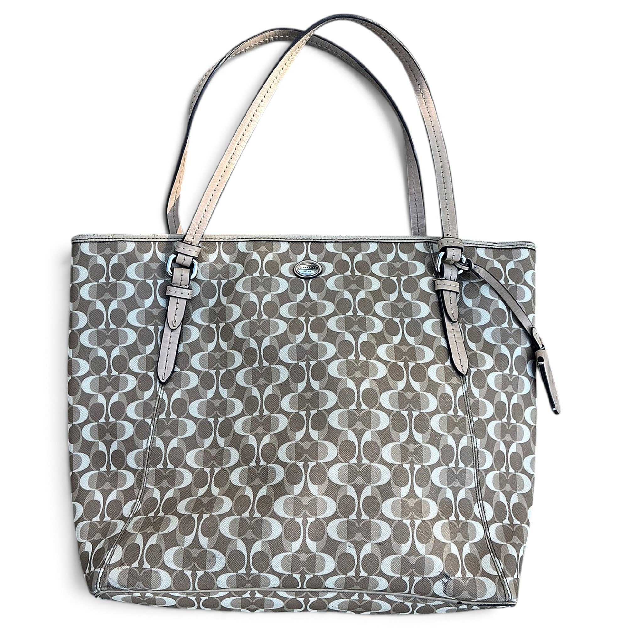 CITY ZIP TOTE leather handbag