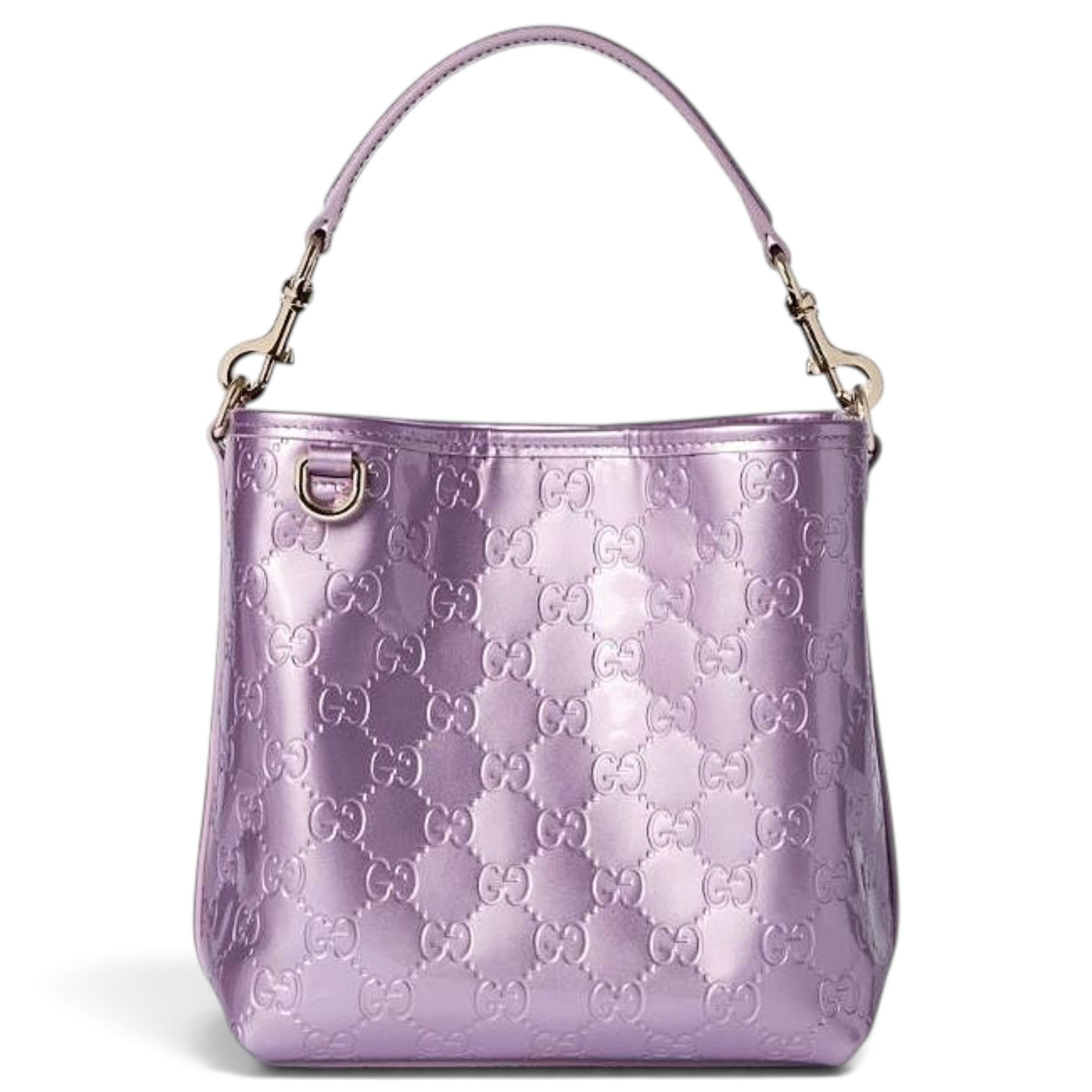 Ophidia Bucket leather handbag
