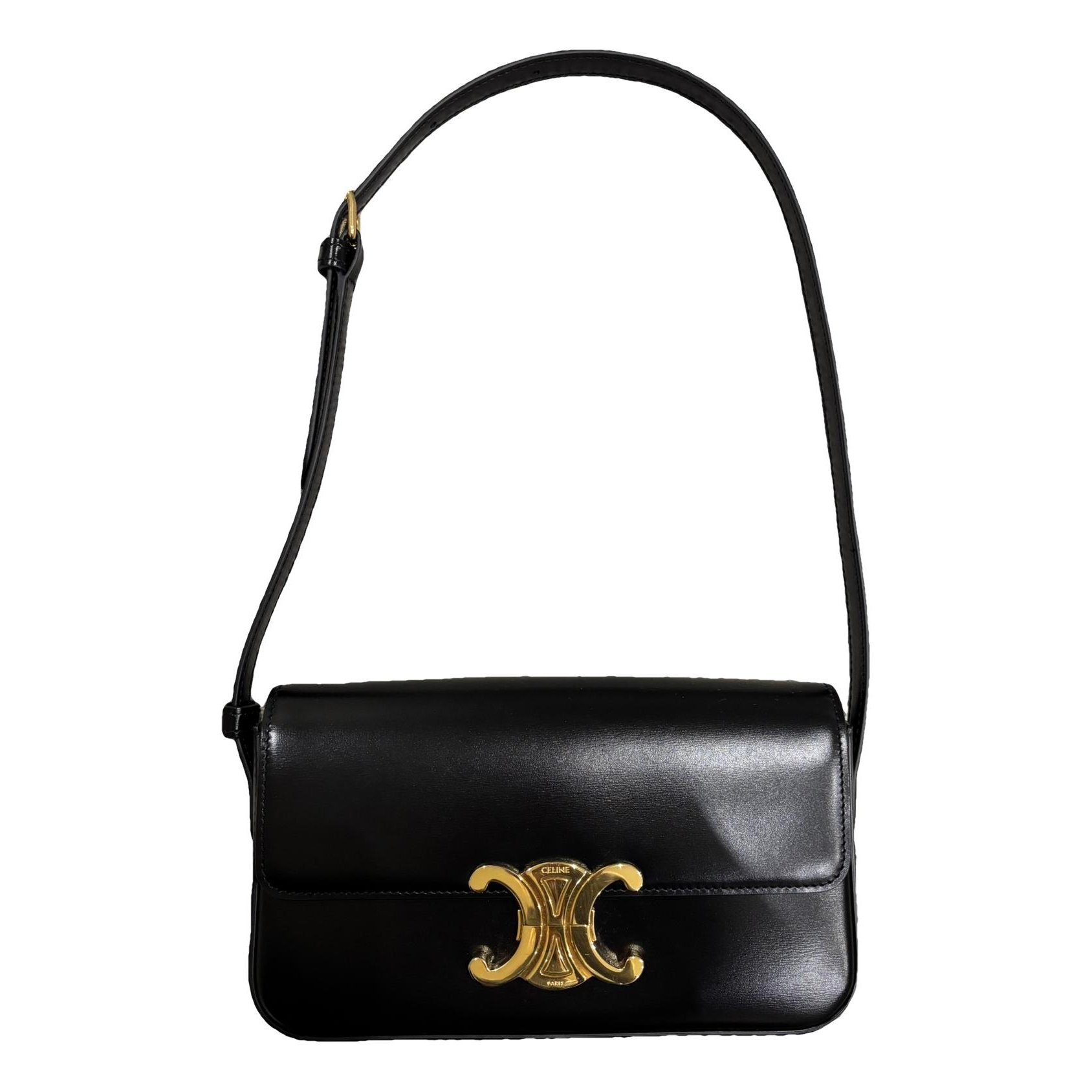 Triomphe Long leather handbag