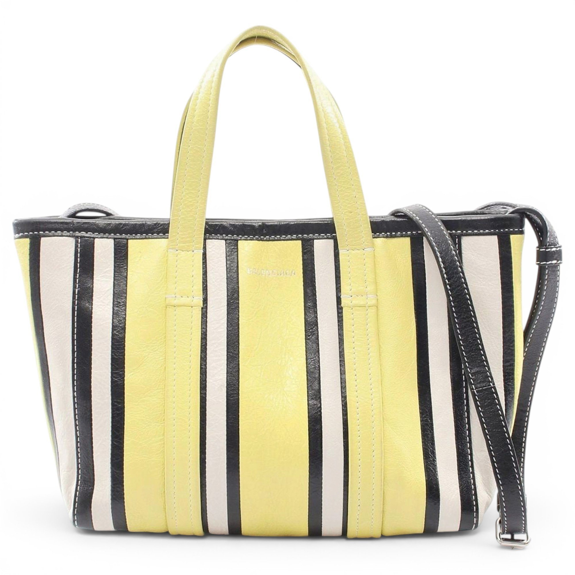 B leather handbag