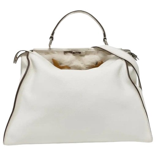 Peekaboo leather handbag