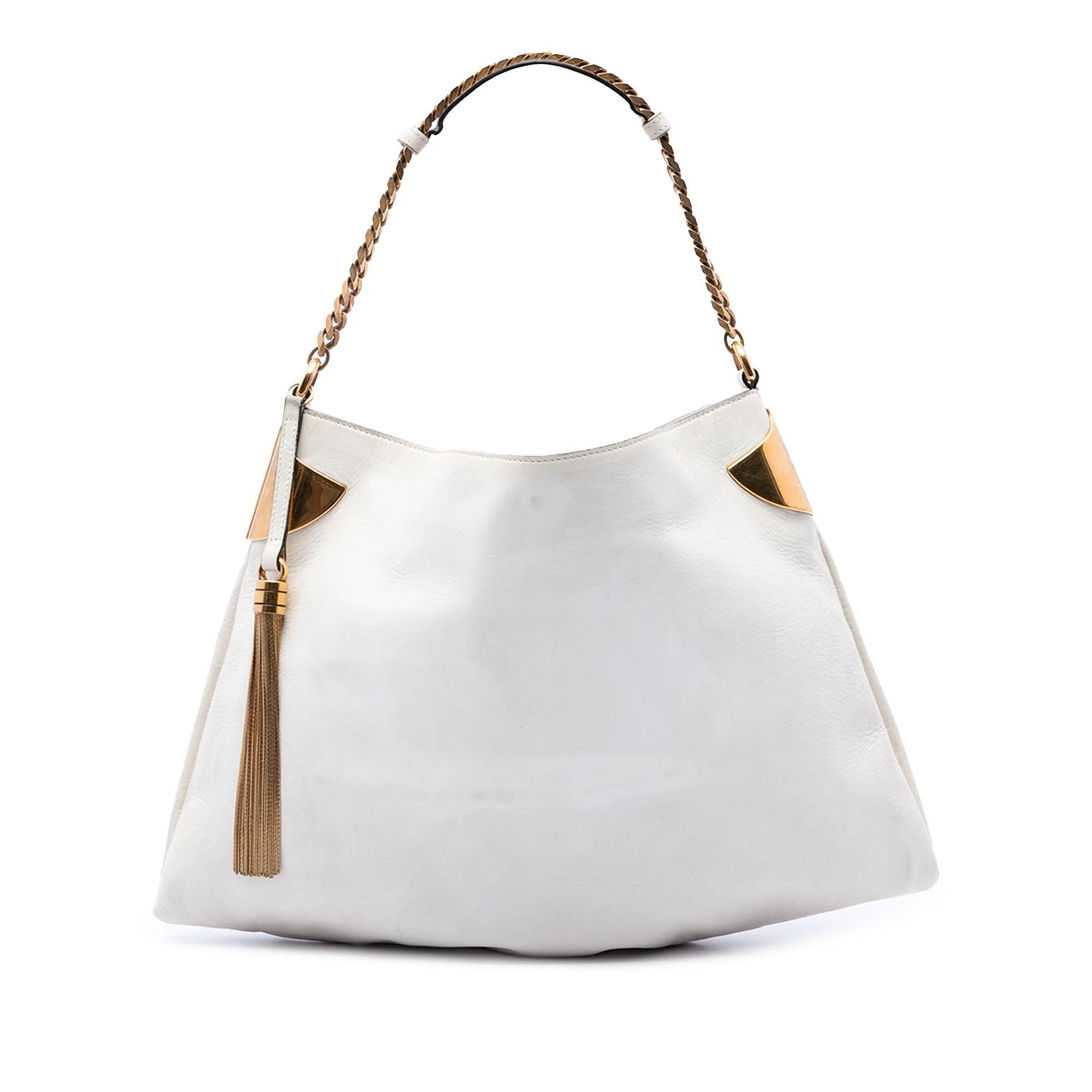 Hobo leather handbag
