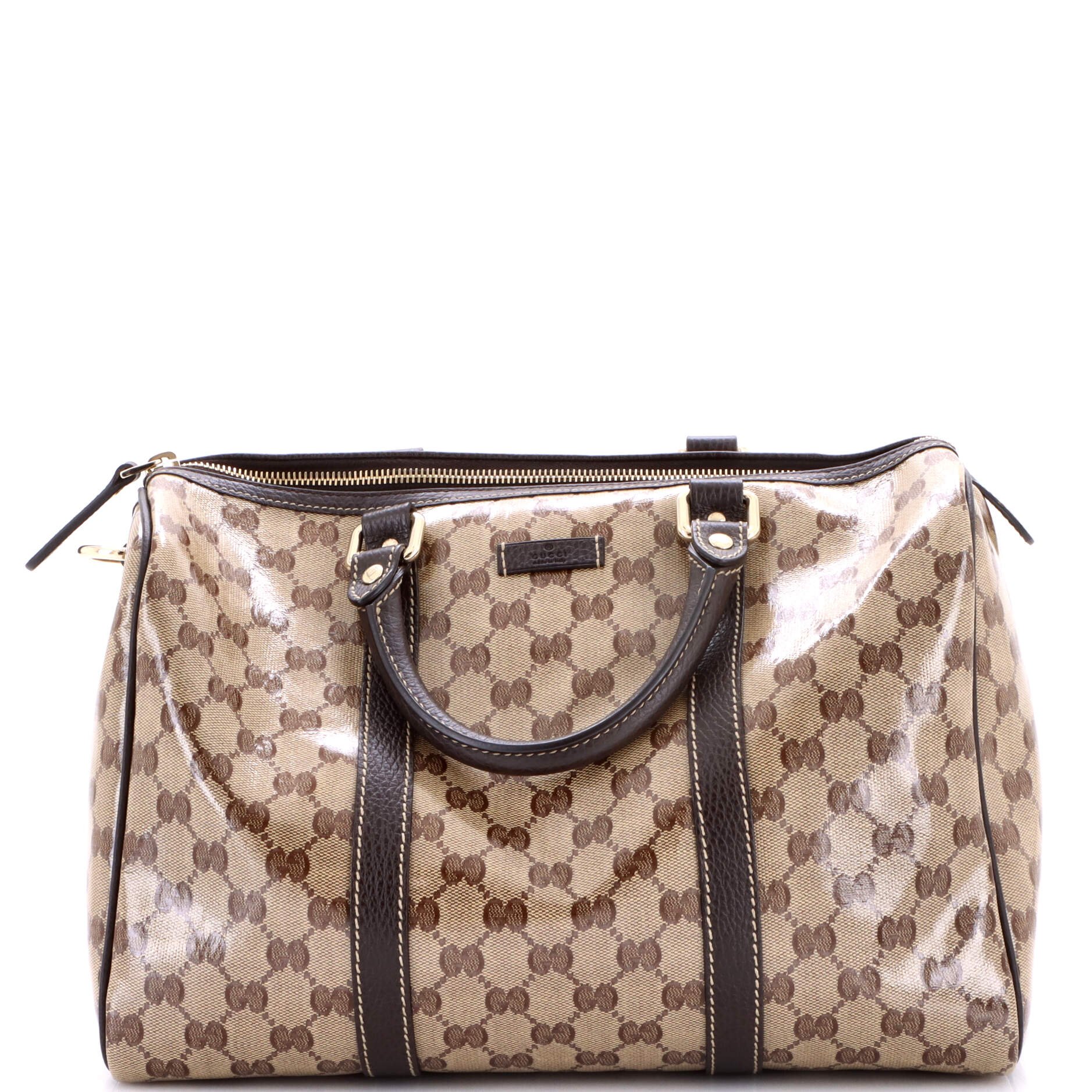 Joy Boston Bag GG Coated Canvas Medium