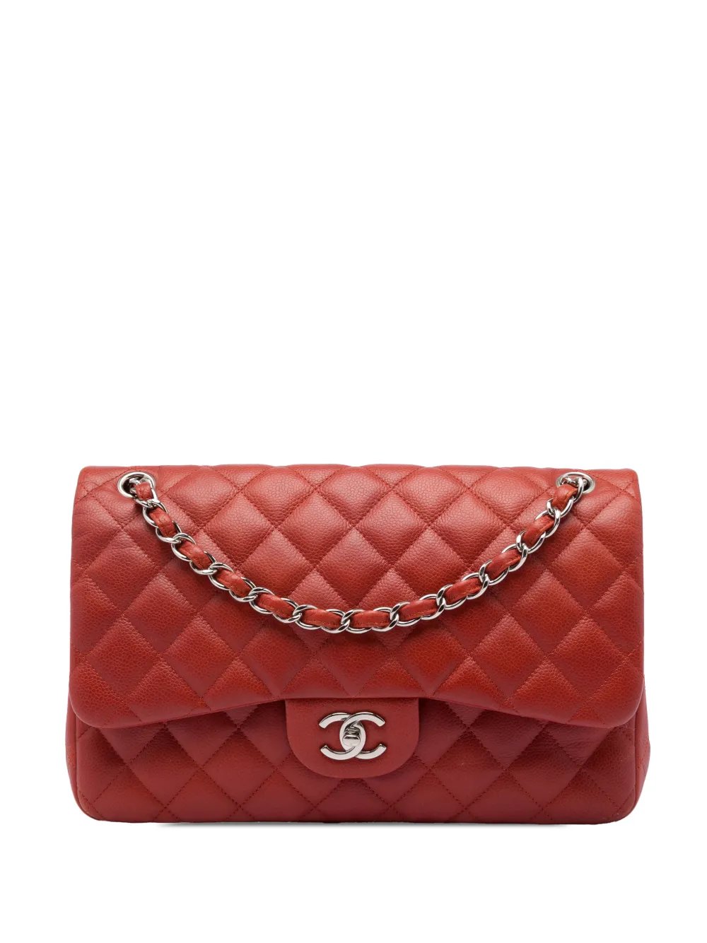 2010-2011 Jumbo Classic Caviar Double Flap shoulder bag