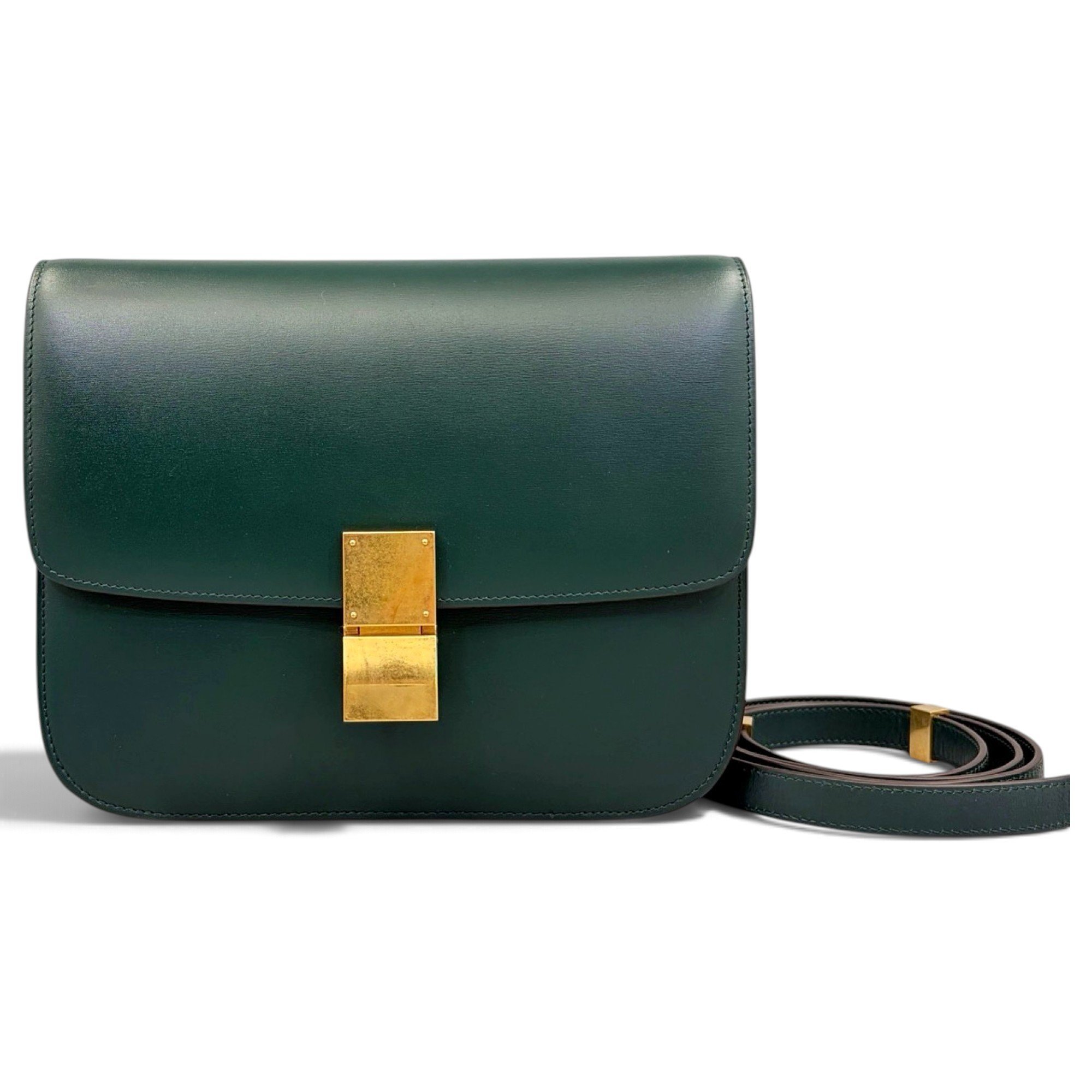 Classic leather crossbody bag