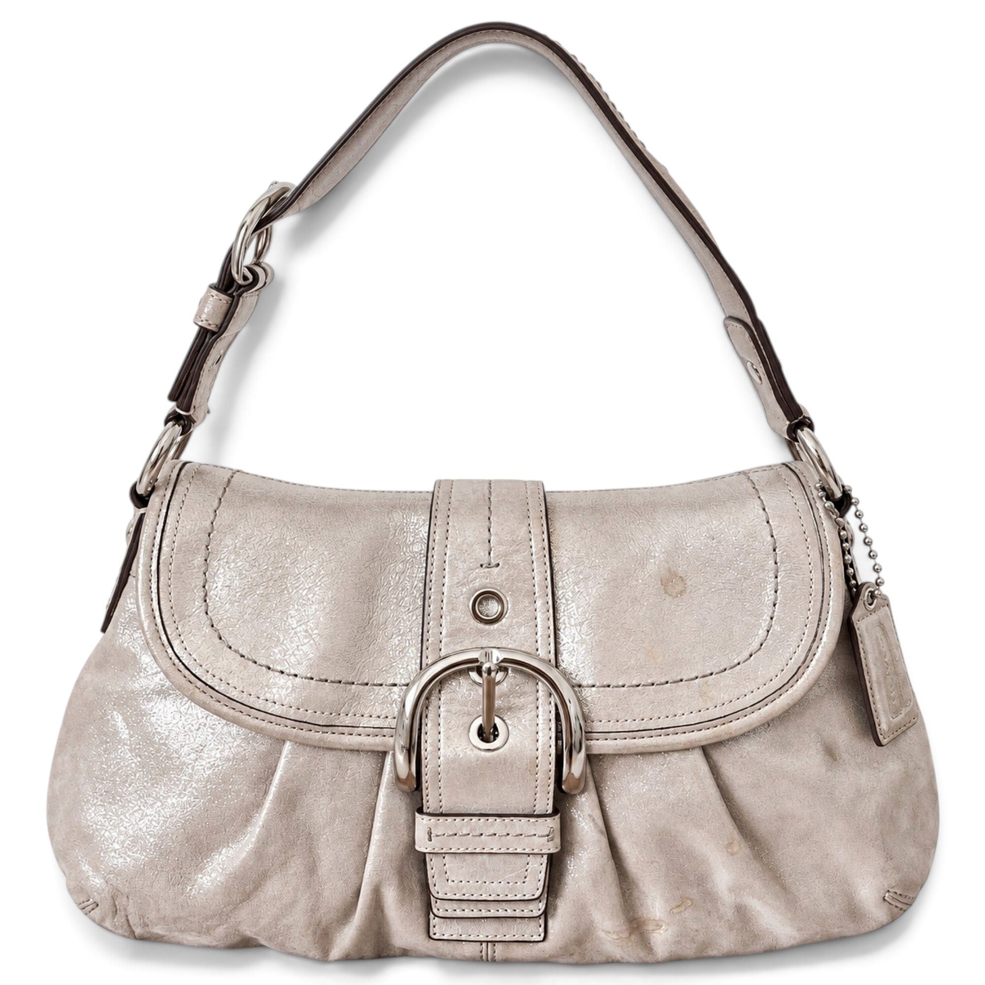Signature Sufflette glitter handbag