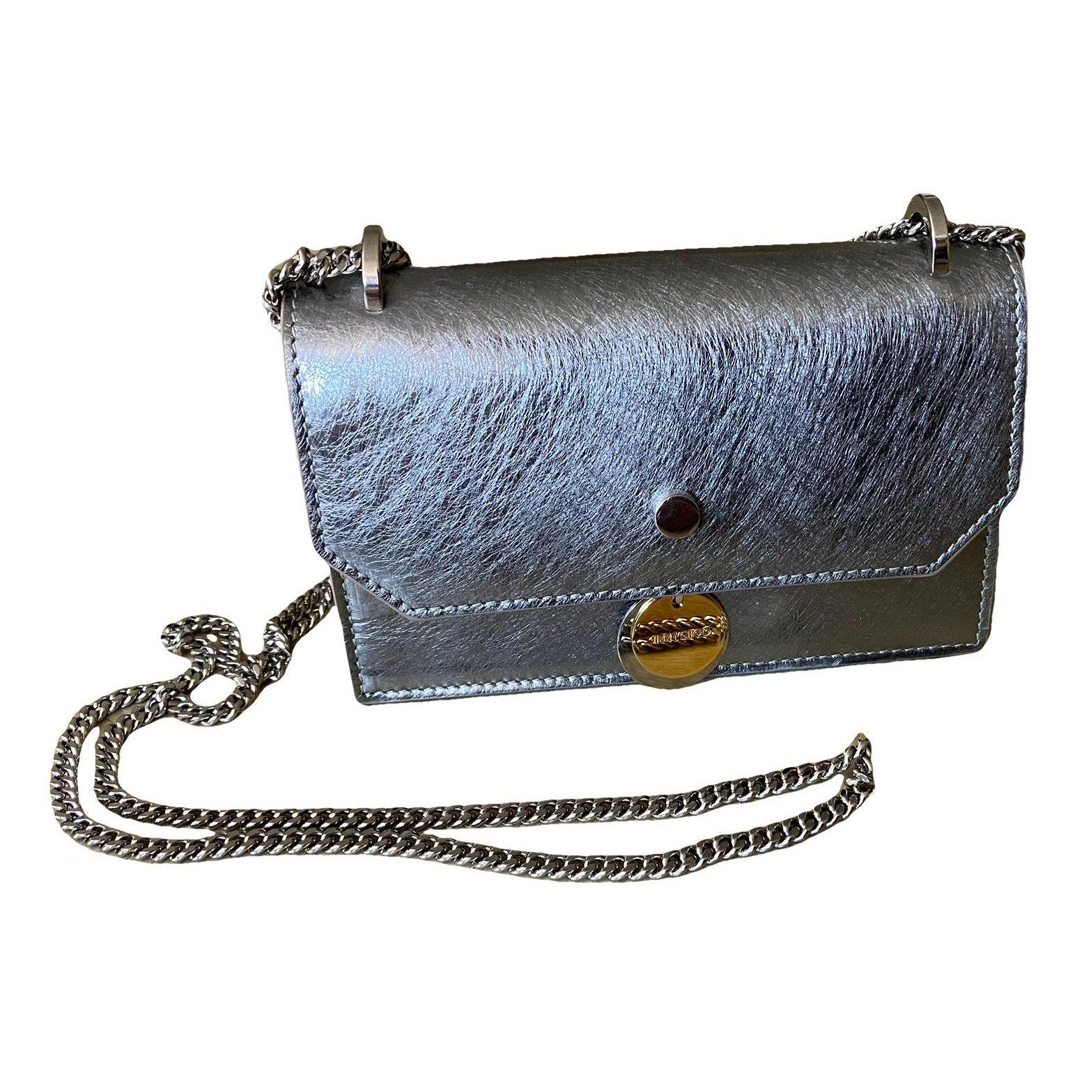 Leather clutch bag