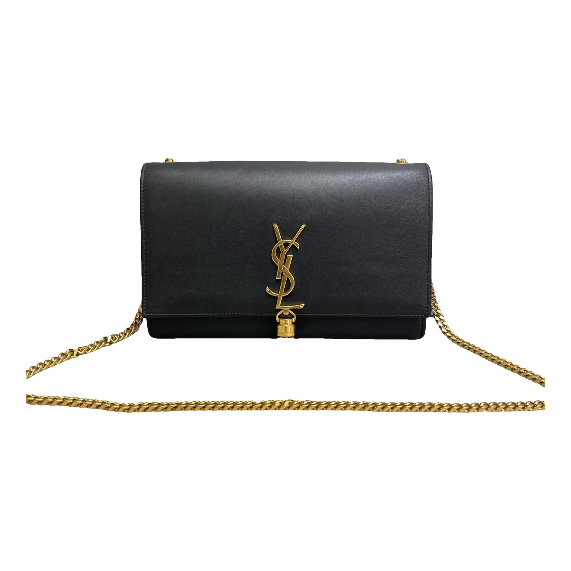Pompom Kate leather handbag