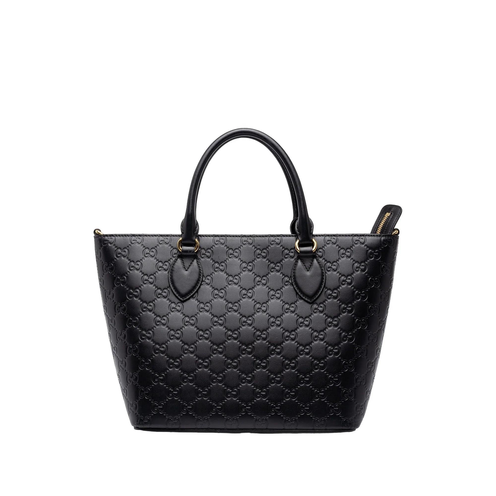 Gucci B leather handbag