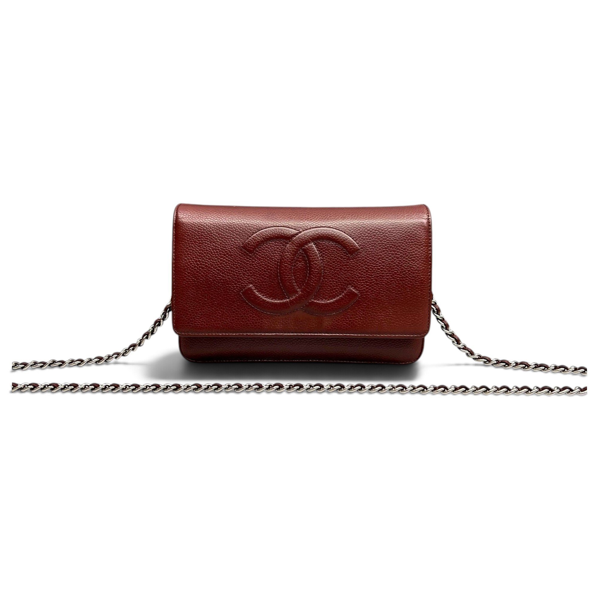 Wallet On Chain Timeless/Classique leather crossbody bag