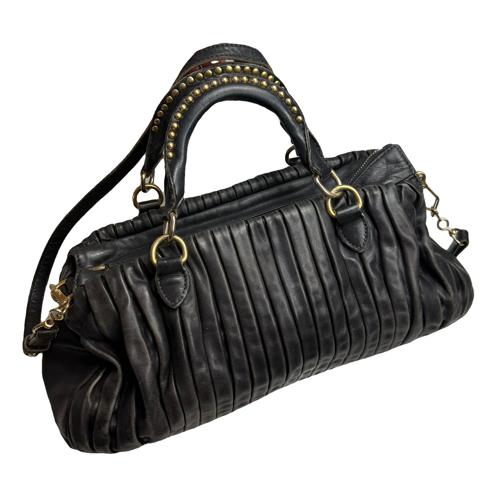 Leather handbag