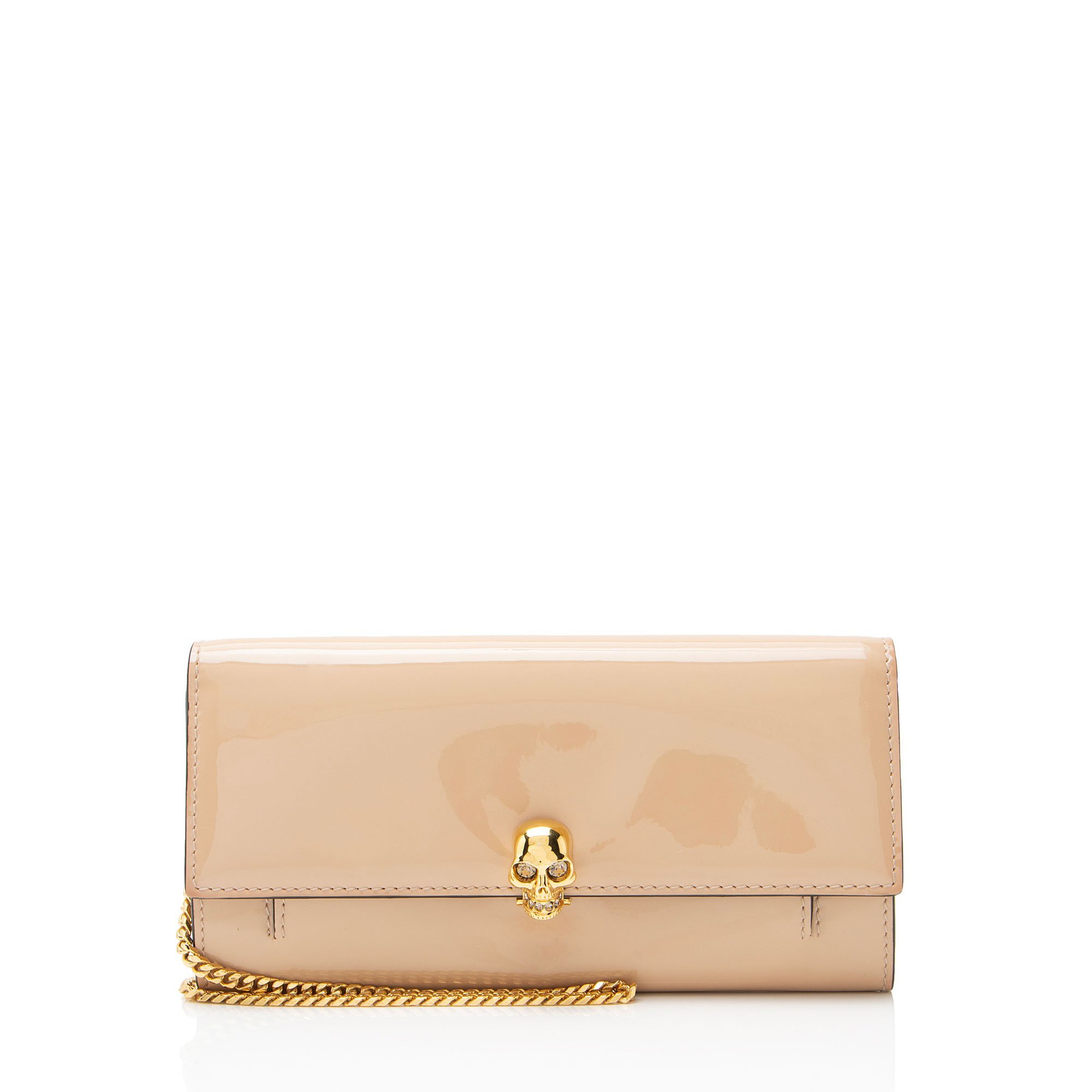Alexander McQueen Skull leather crossbody bag