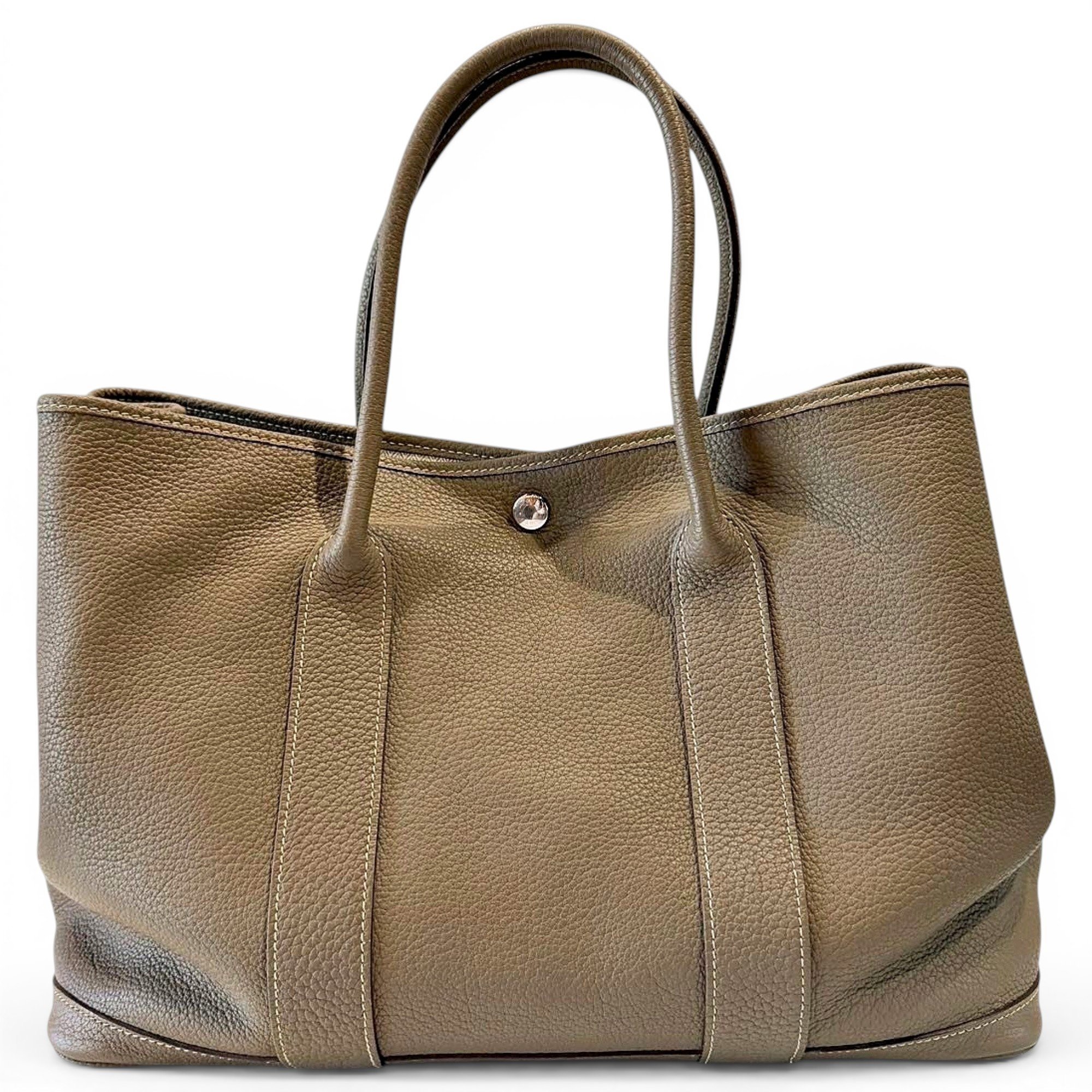 Garden Party leather handbag
