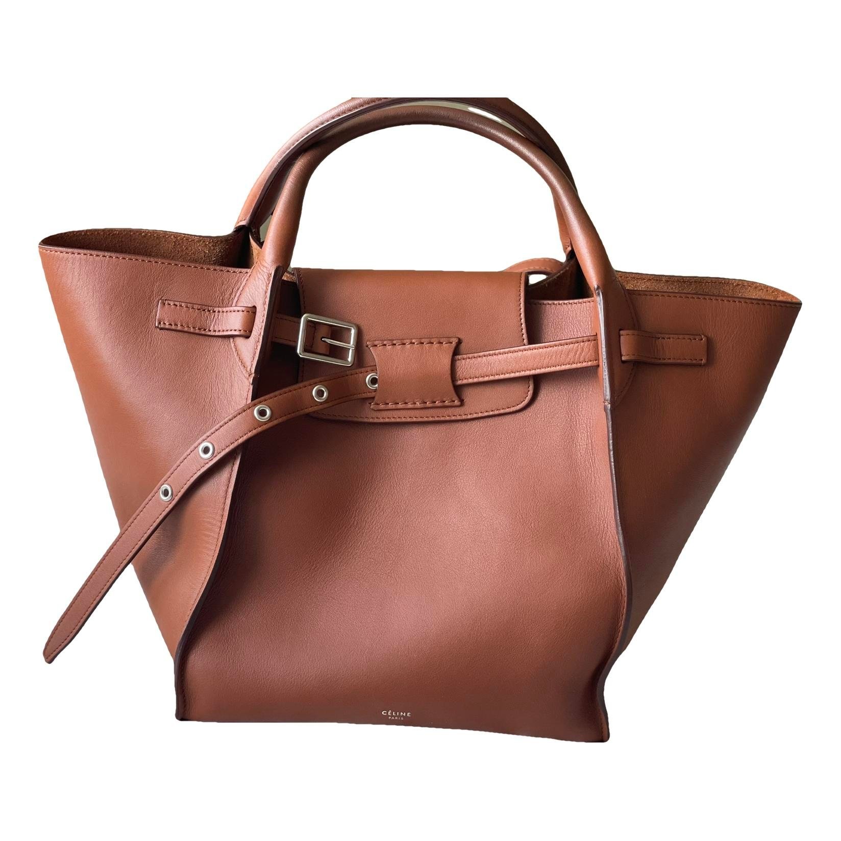 Big Bag leather handbag