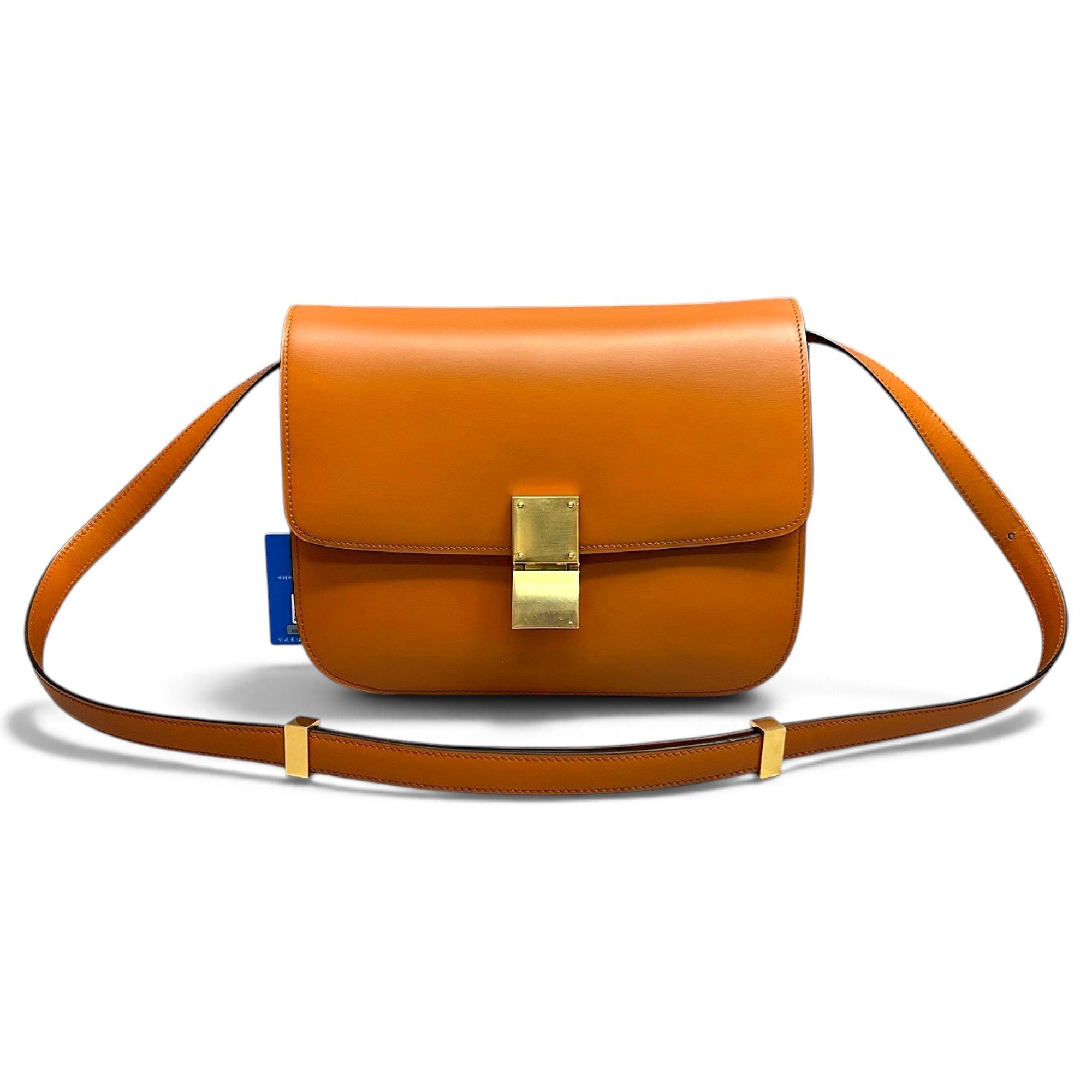 Classic leather crossbody bag