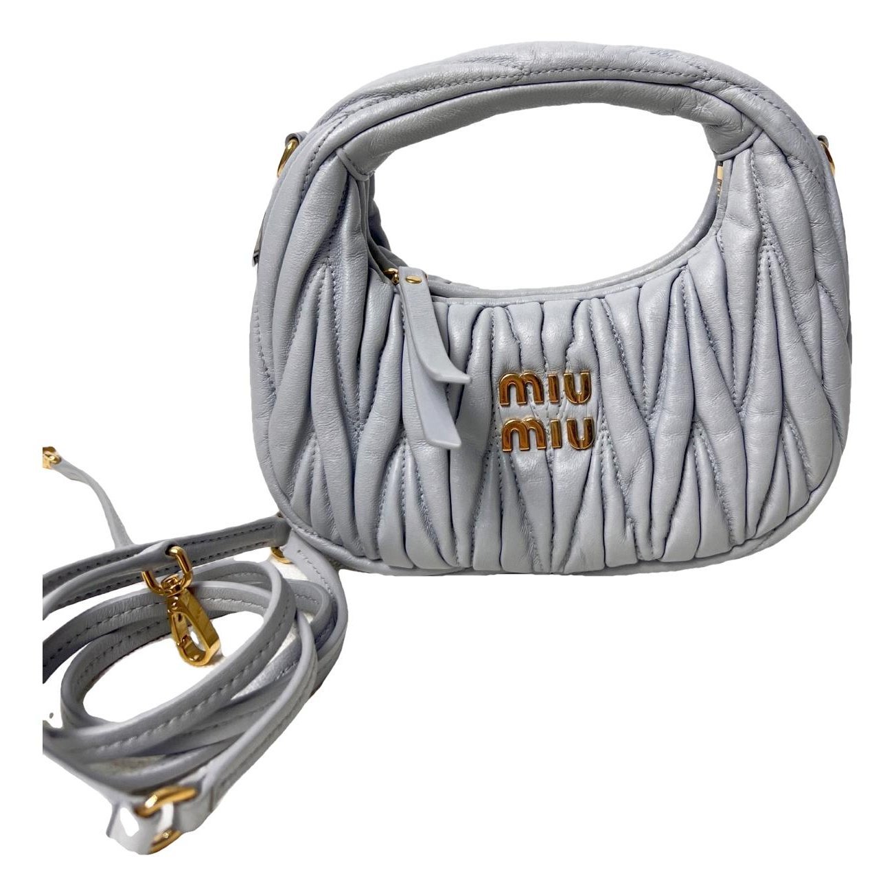 Miu Wander leather handbag