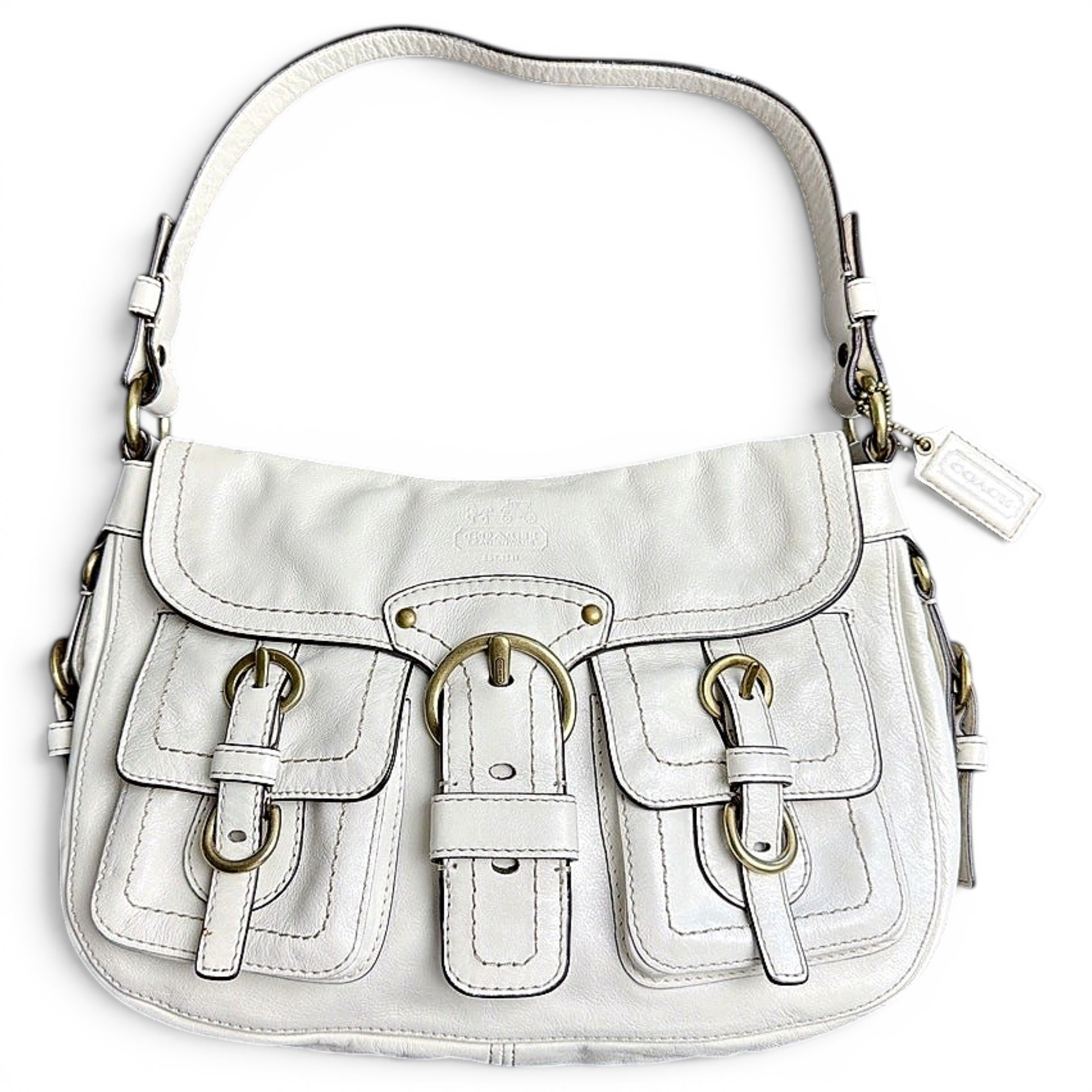 Signature Sufflette leather handbag