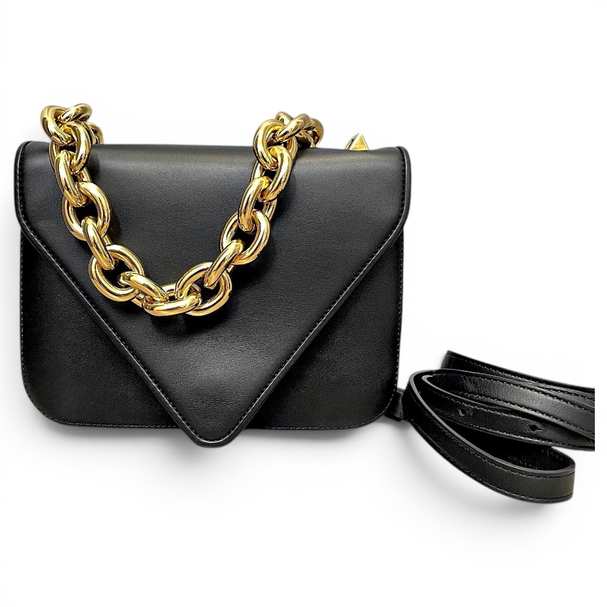 Mount leather crossbody bag