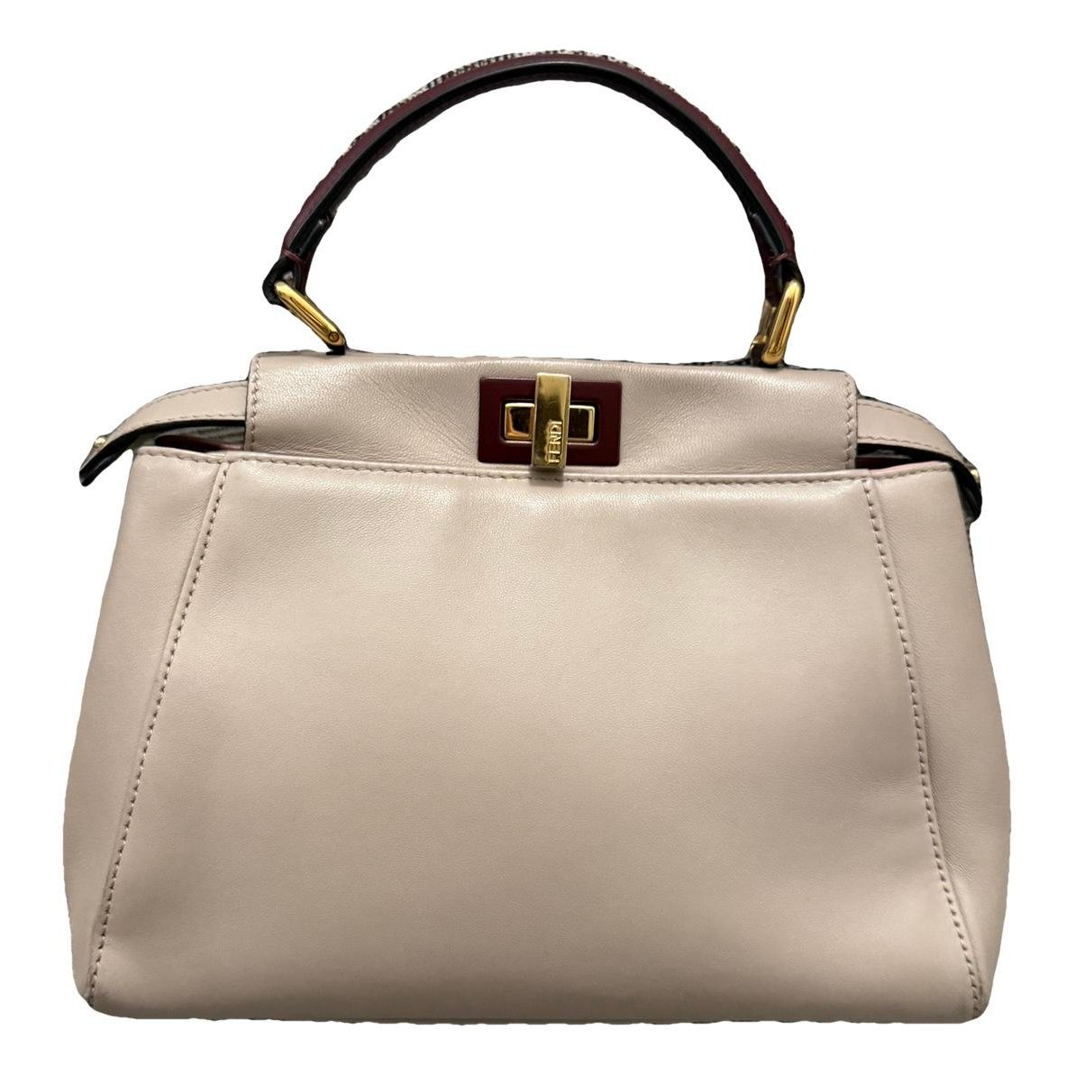 Peekaboo leather handbag