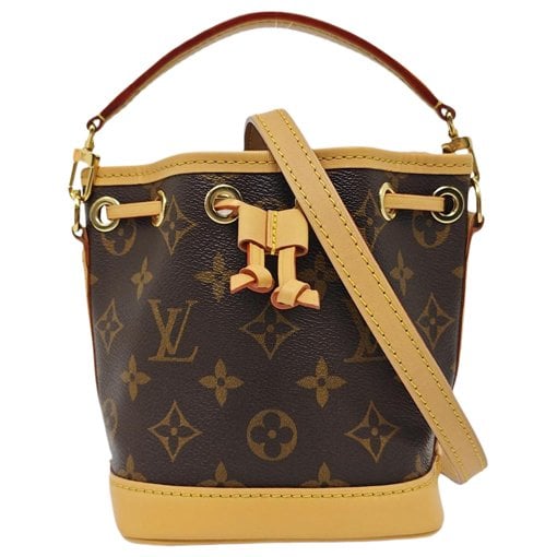 Nano Noé leather handbag