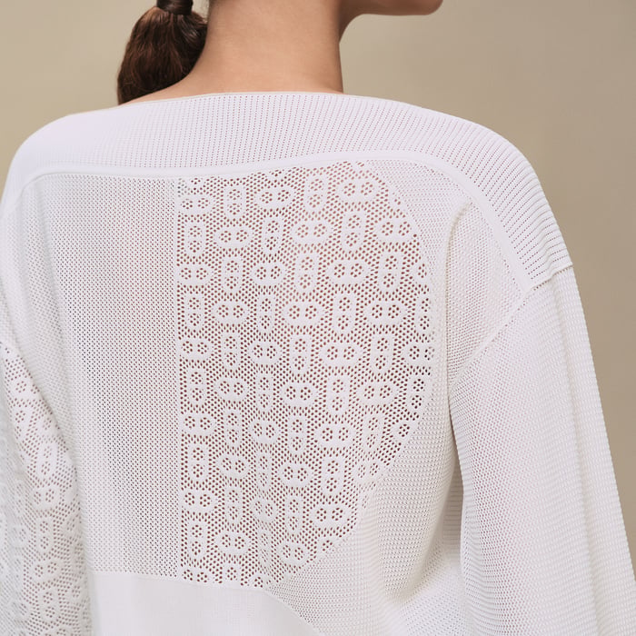 Blanc Cassé "Chaine d'Ancre" Long-sleeve Sweater