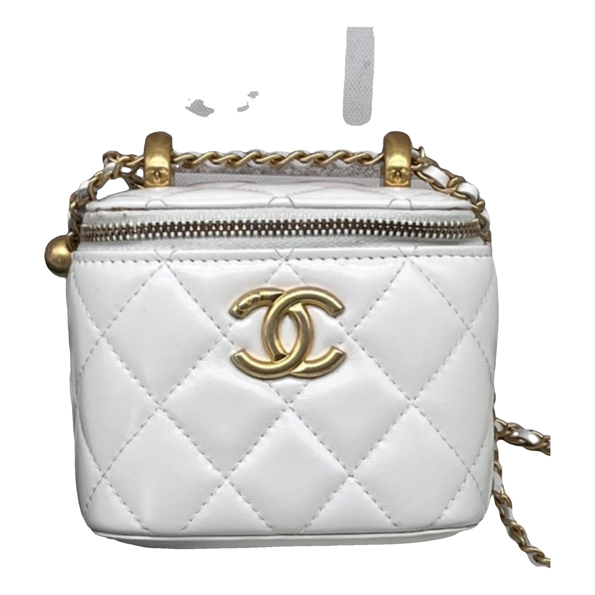 Trendy CC Vanity leather handbag
