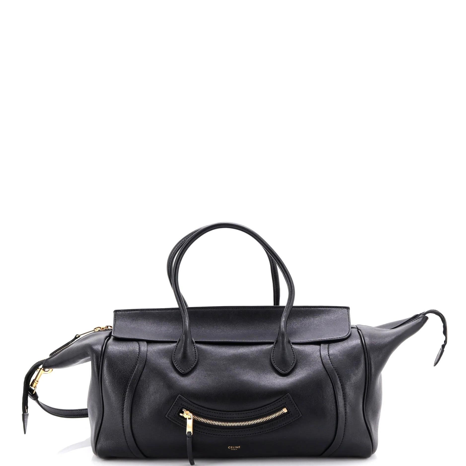 Luggage leather tote