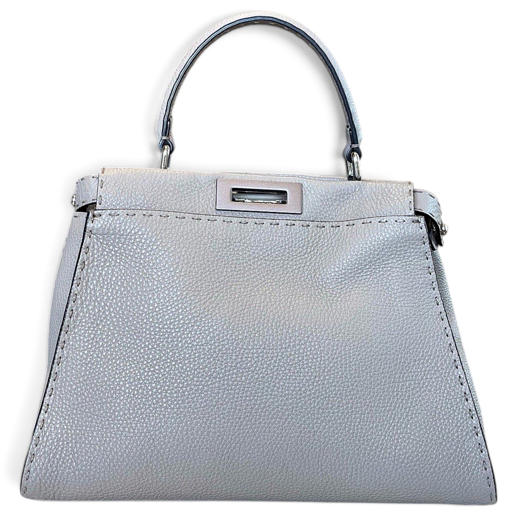 Peekaboo leather handbag