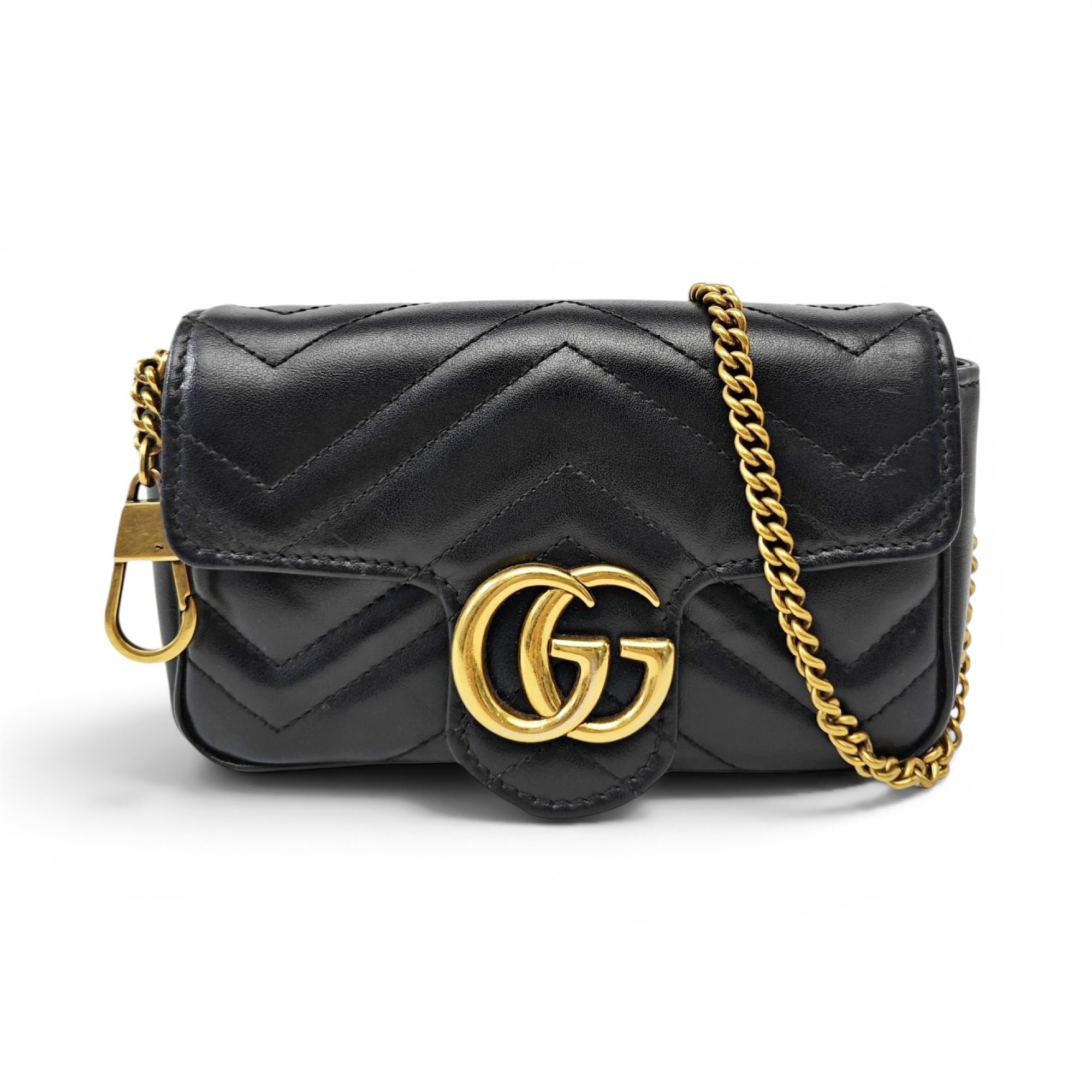 GG Marmont Flap leather handbag