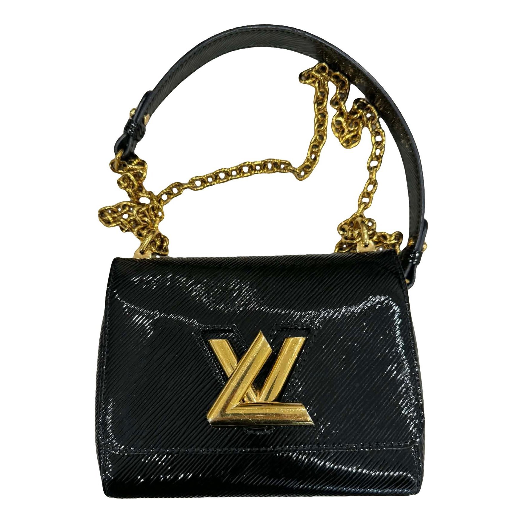 Twist leather crossbody bag