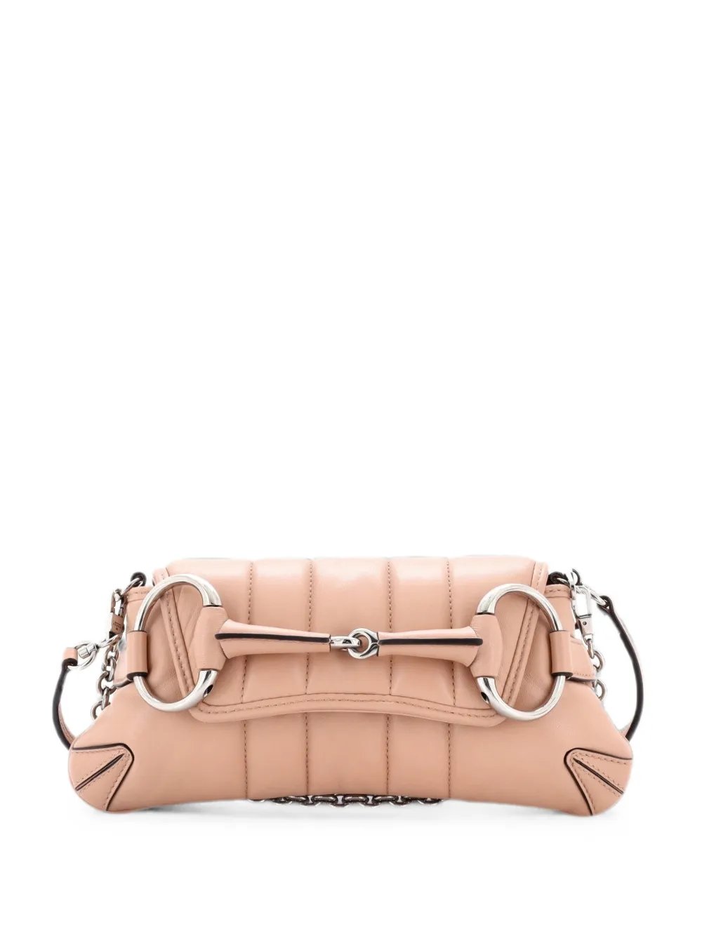 Horsebit Chain Vertical Quilted Leather Small shoulder bag