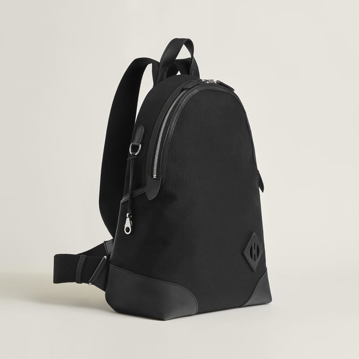 Noir Hermès Allback Backpack