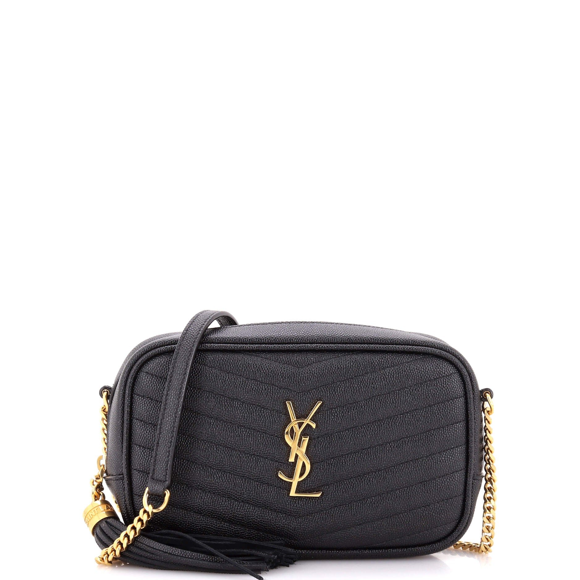 Lou Camera Bag Matelasse Chevron Leather Mini