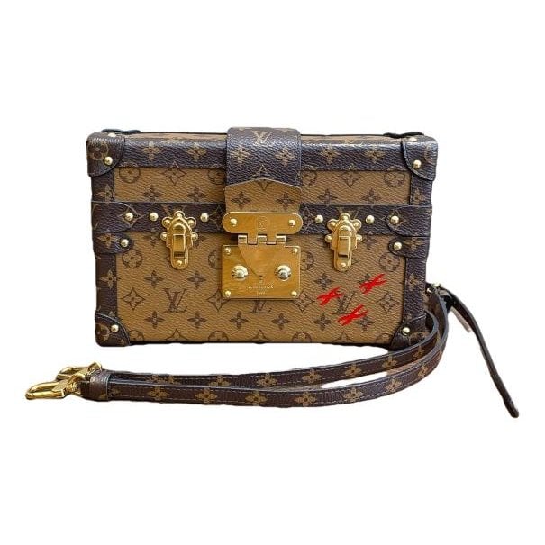 Louis Vuitton Petite Malle leather crossbody bag