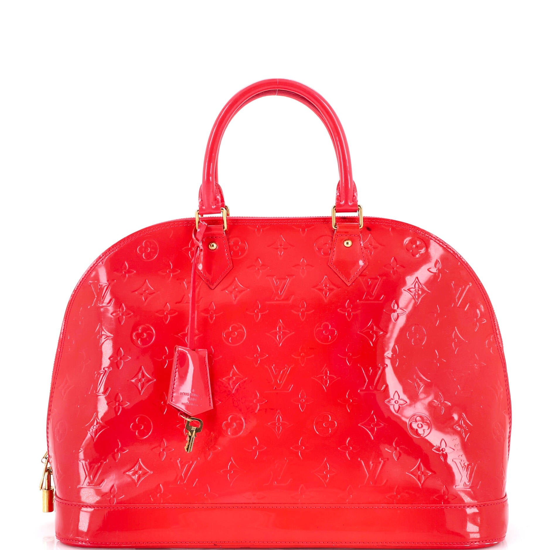 Louis Vuitton Alma Handbag Monogram Vernis GM