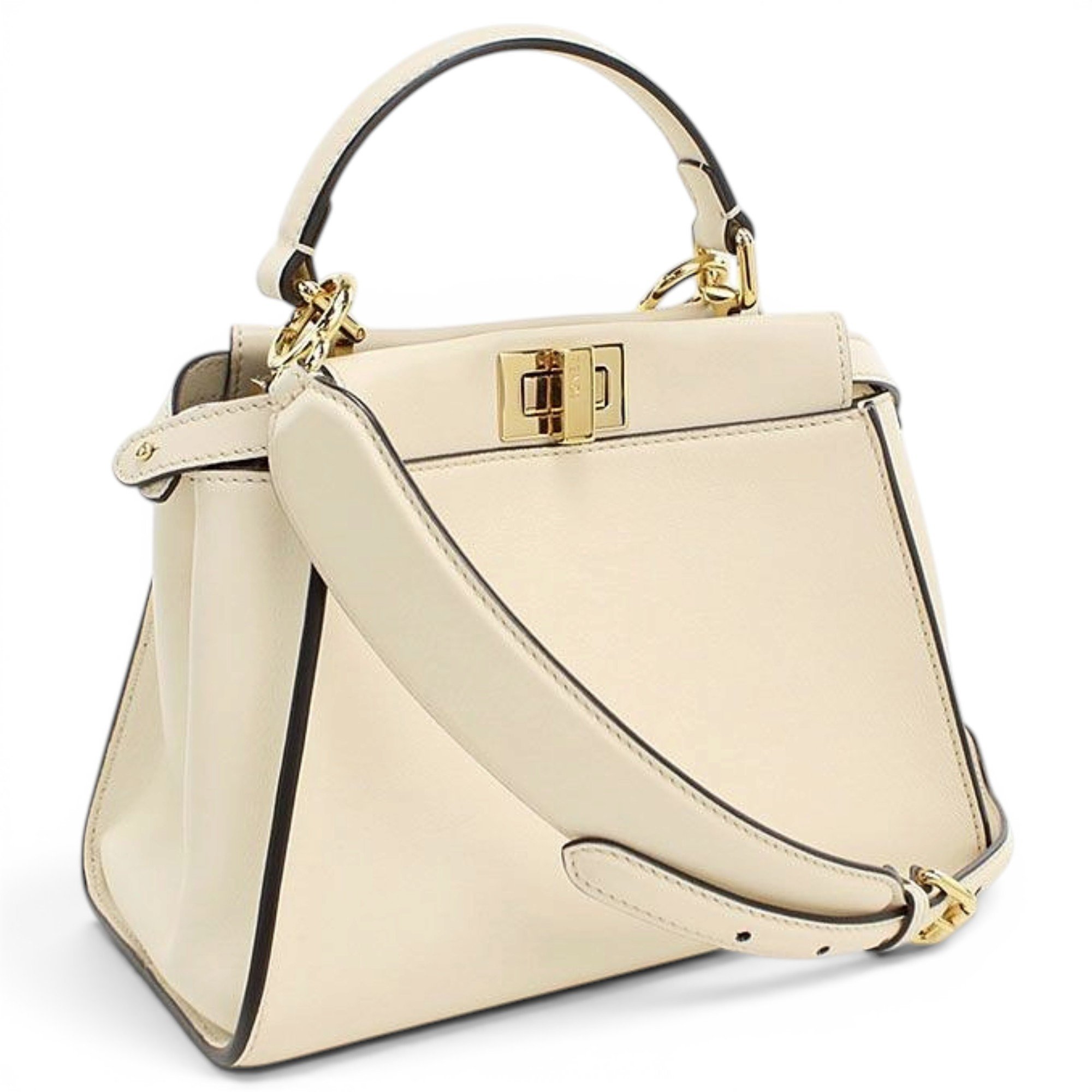 Peekaboo leather handbag