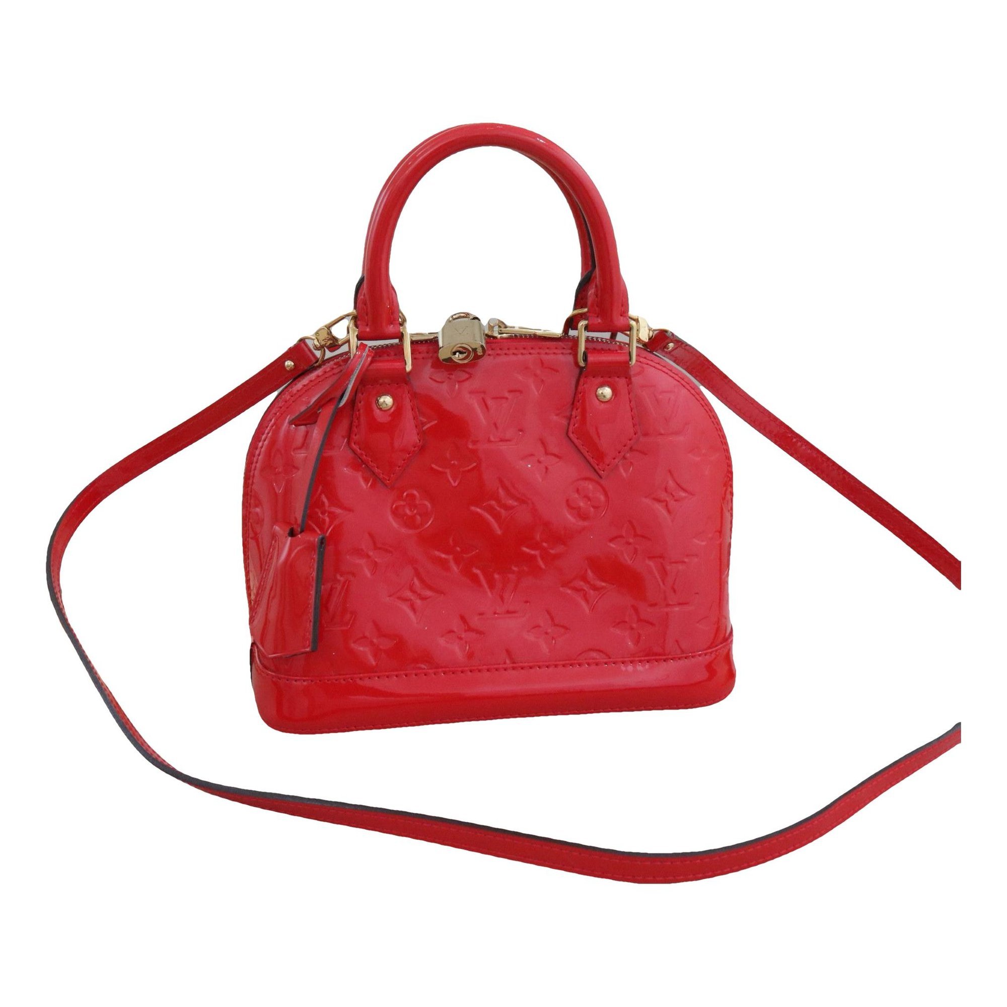 Alma BB patent leather handbag