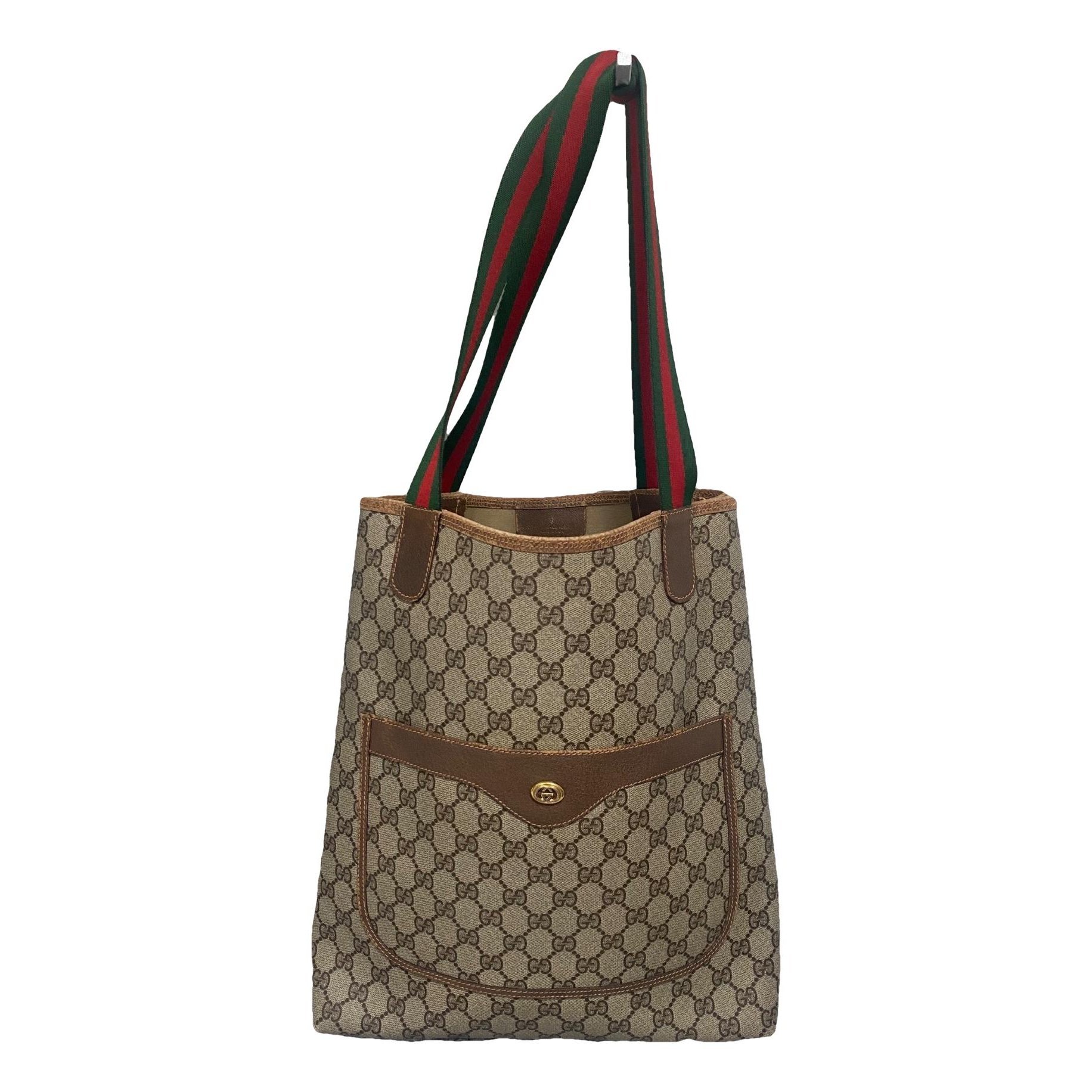 Leather tote