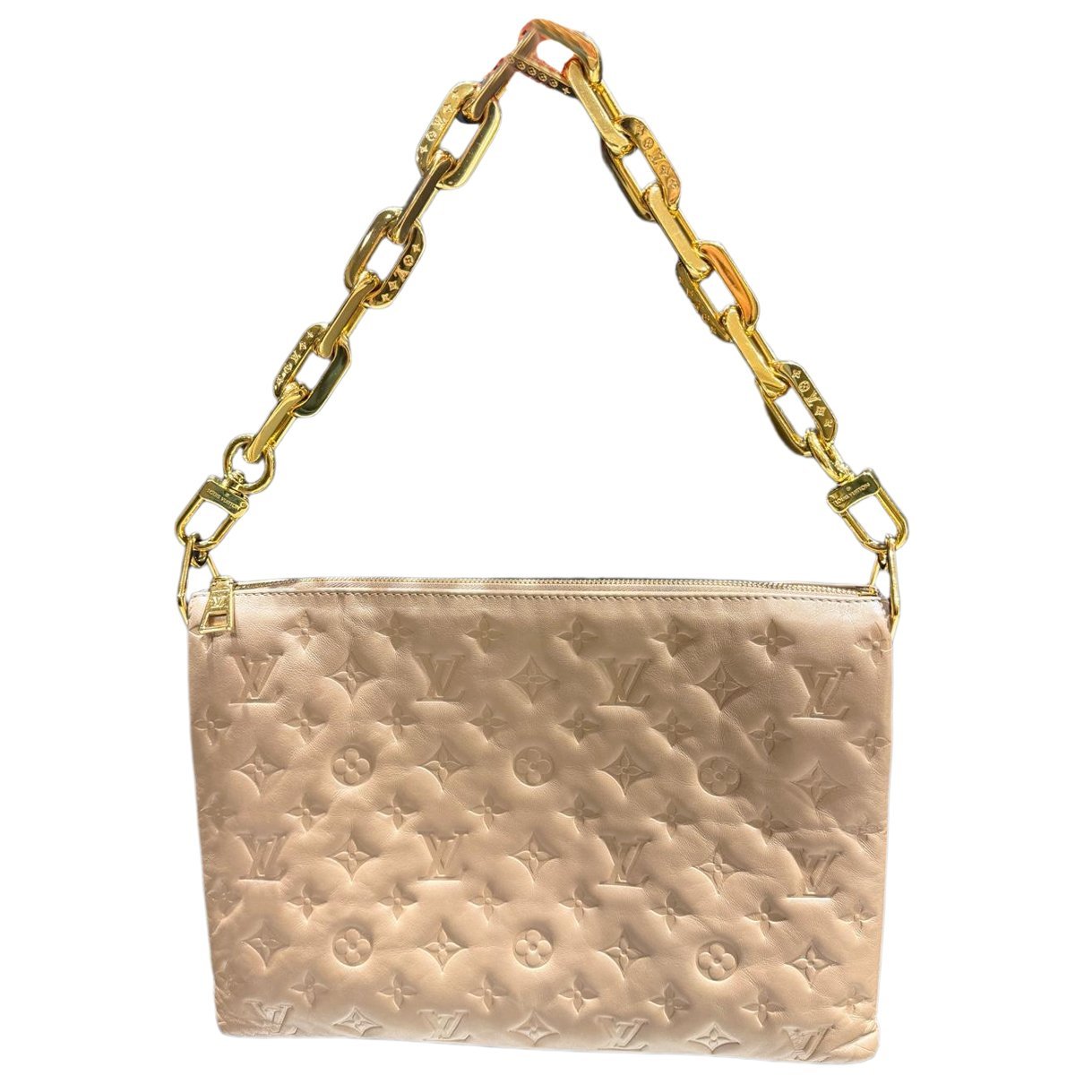 Coussin leather handbag