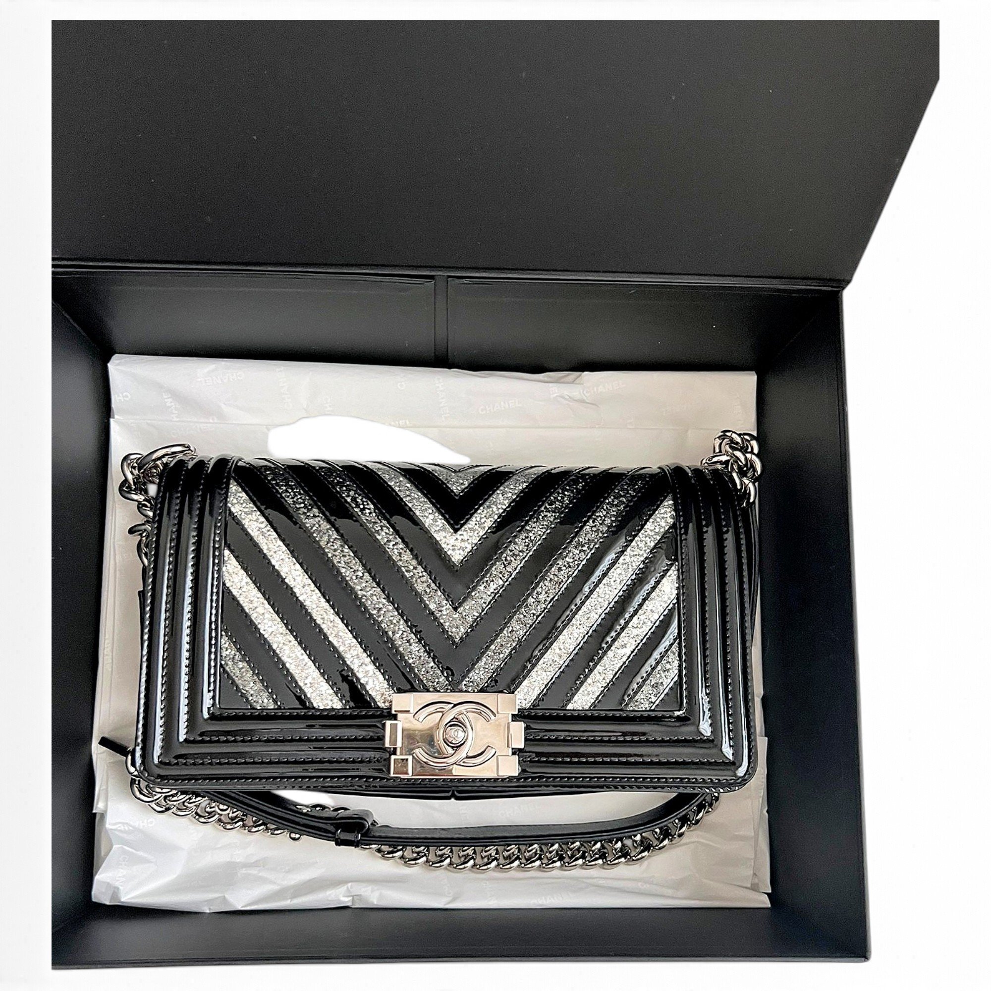 Boy leather crossbody bag