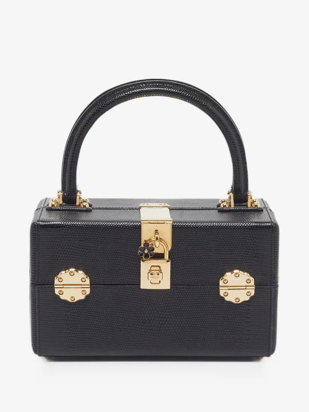 lizard-embossed Vanity Case handbag