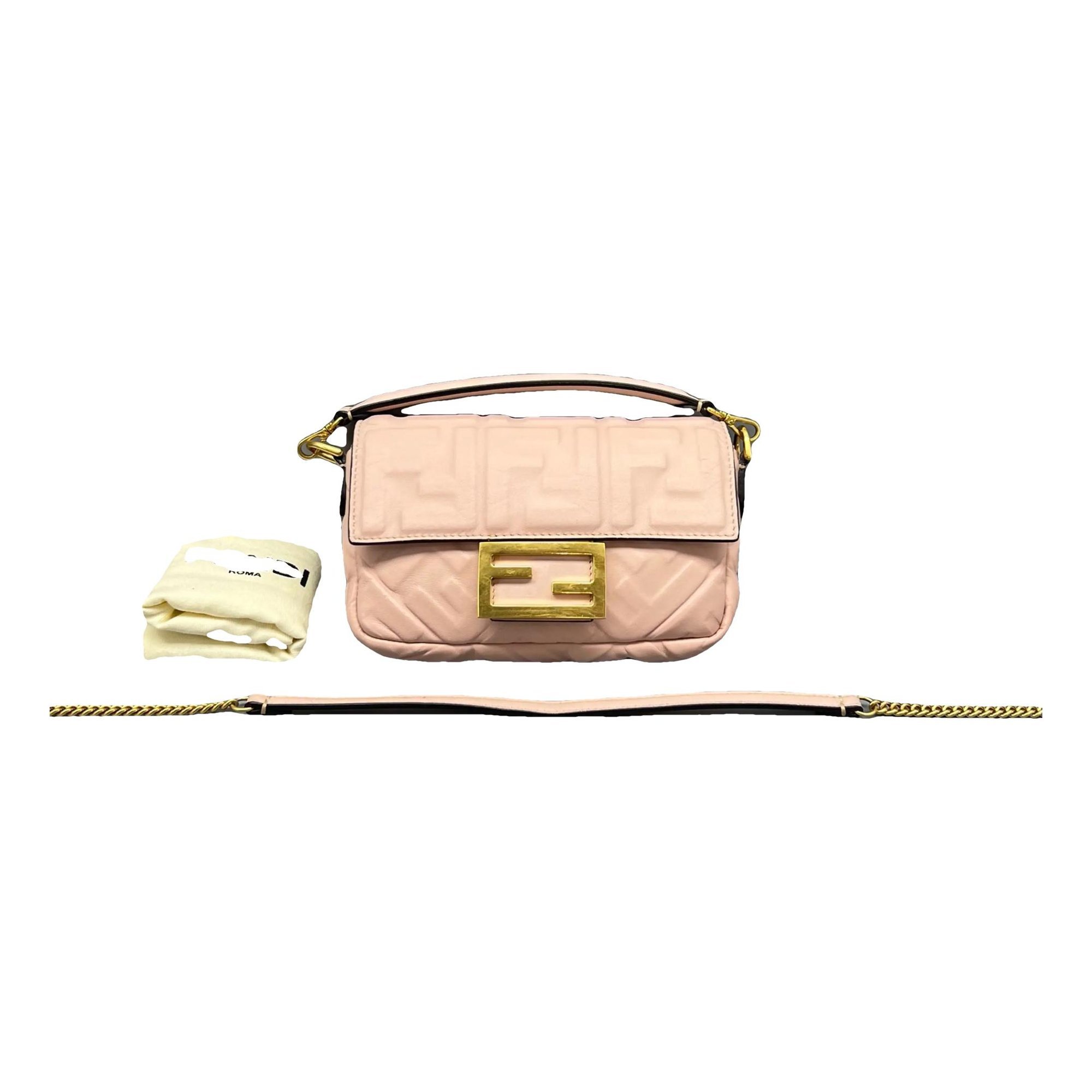 Baguette leather crossbody bag