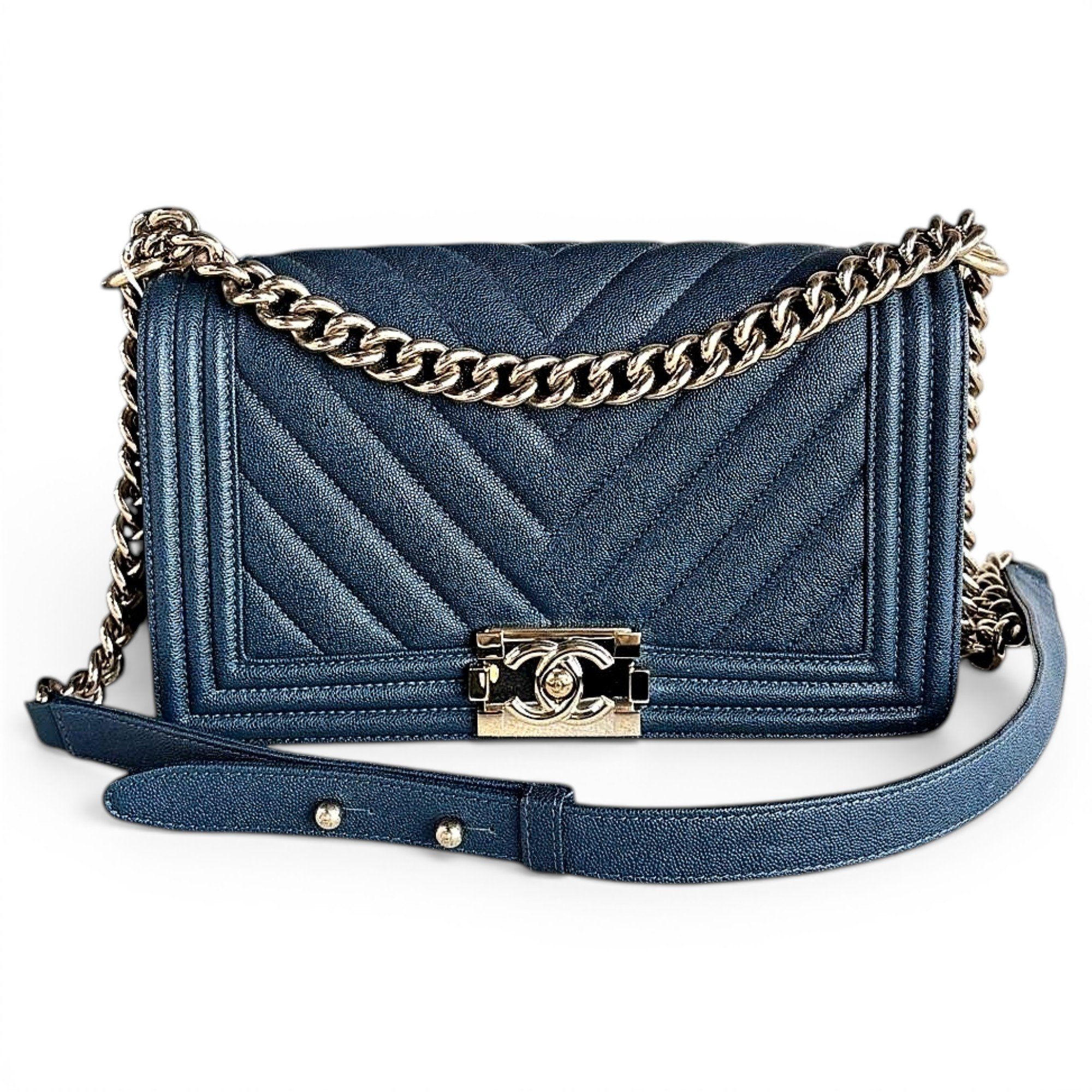 Leather handbag