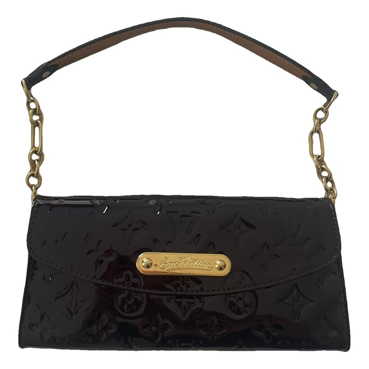 Sunset Boulevard patent leather handbag