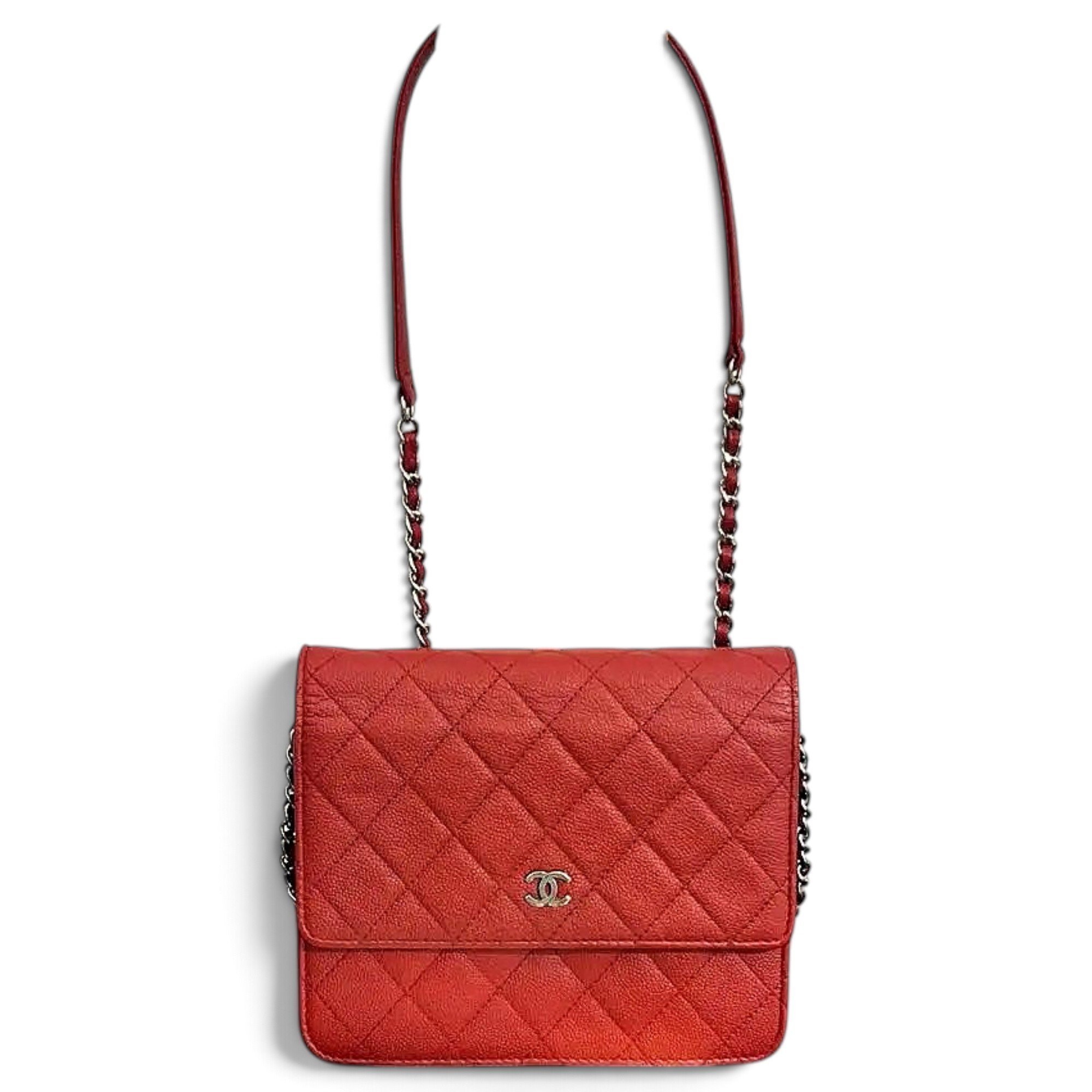 Wallet On Chain Timeless/Classique leather crossbody bag