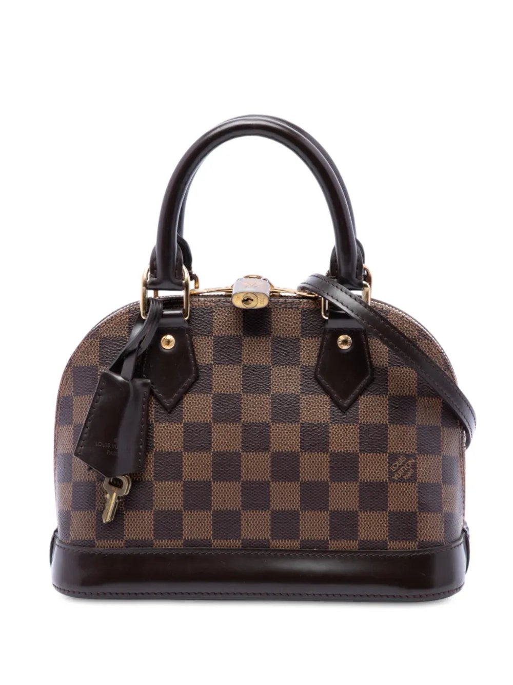 2019 Damier Ebene Alma BB satchel